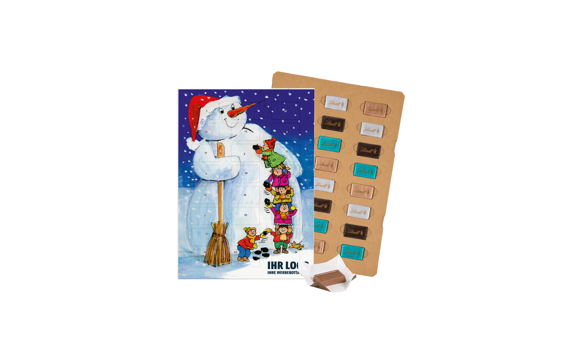 Schoko-Adventskalender Eco Lindt "Große Projekte"