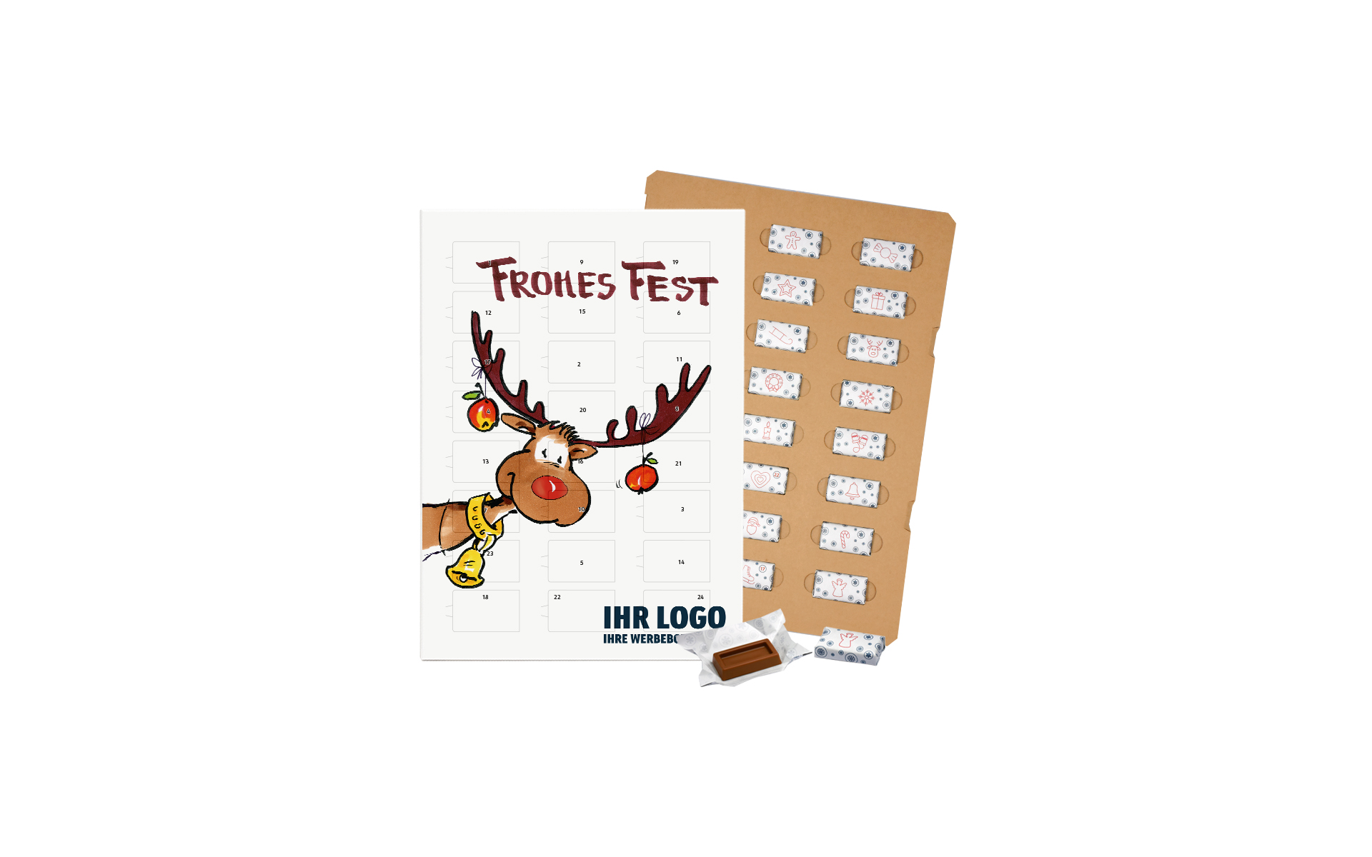 Schoko-Adventskalender Eco "Rentier Rudolph"