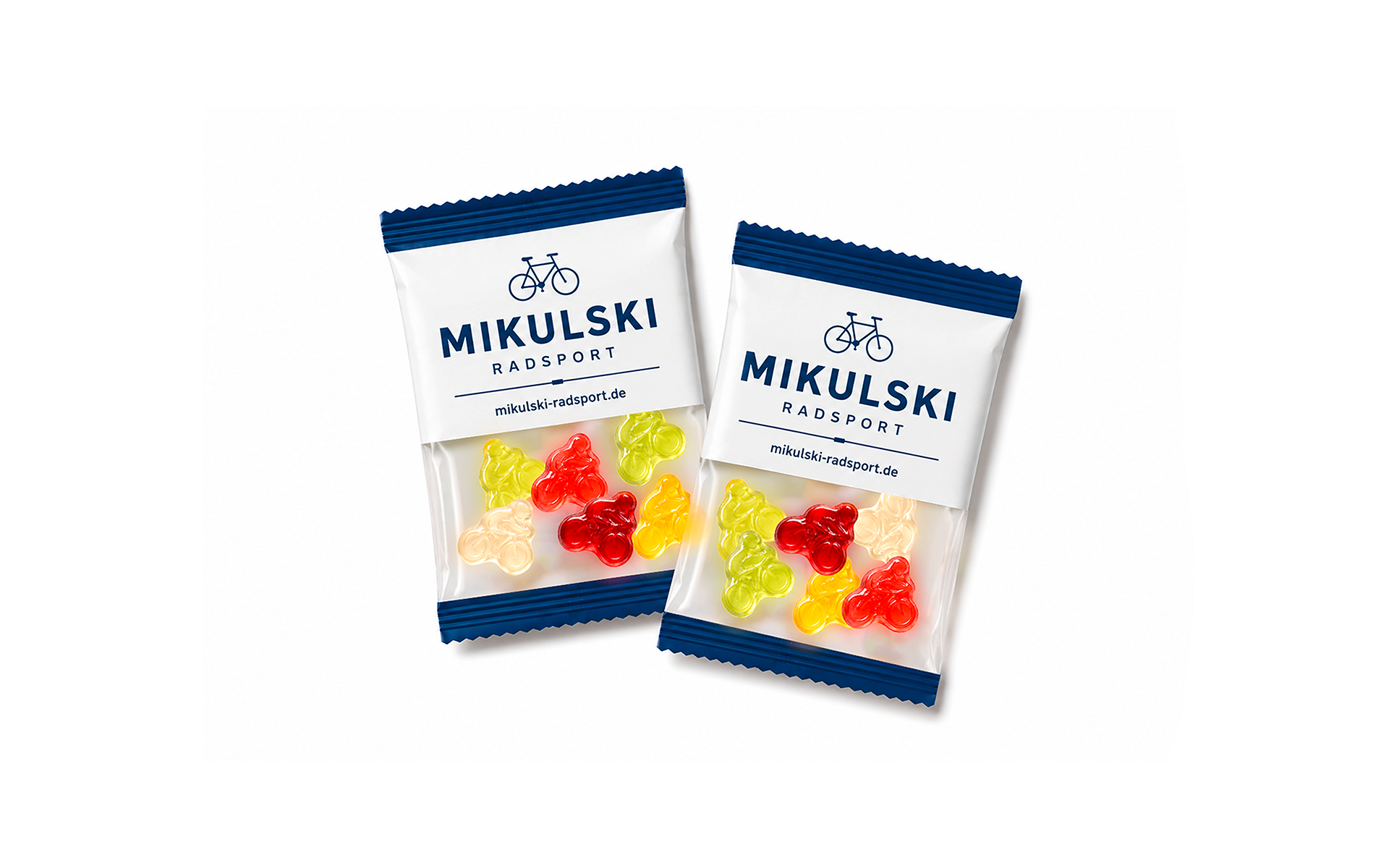 Fruchtgummi-Werbetüte 10g "Radfahrer"