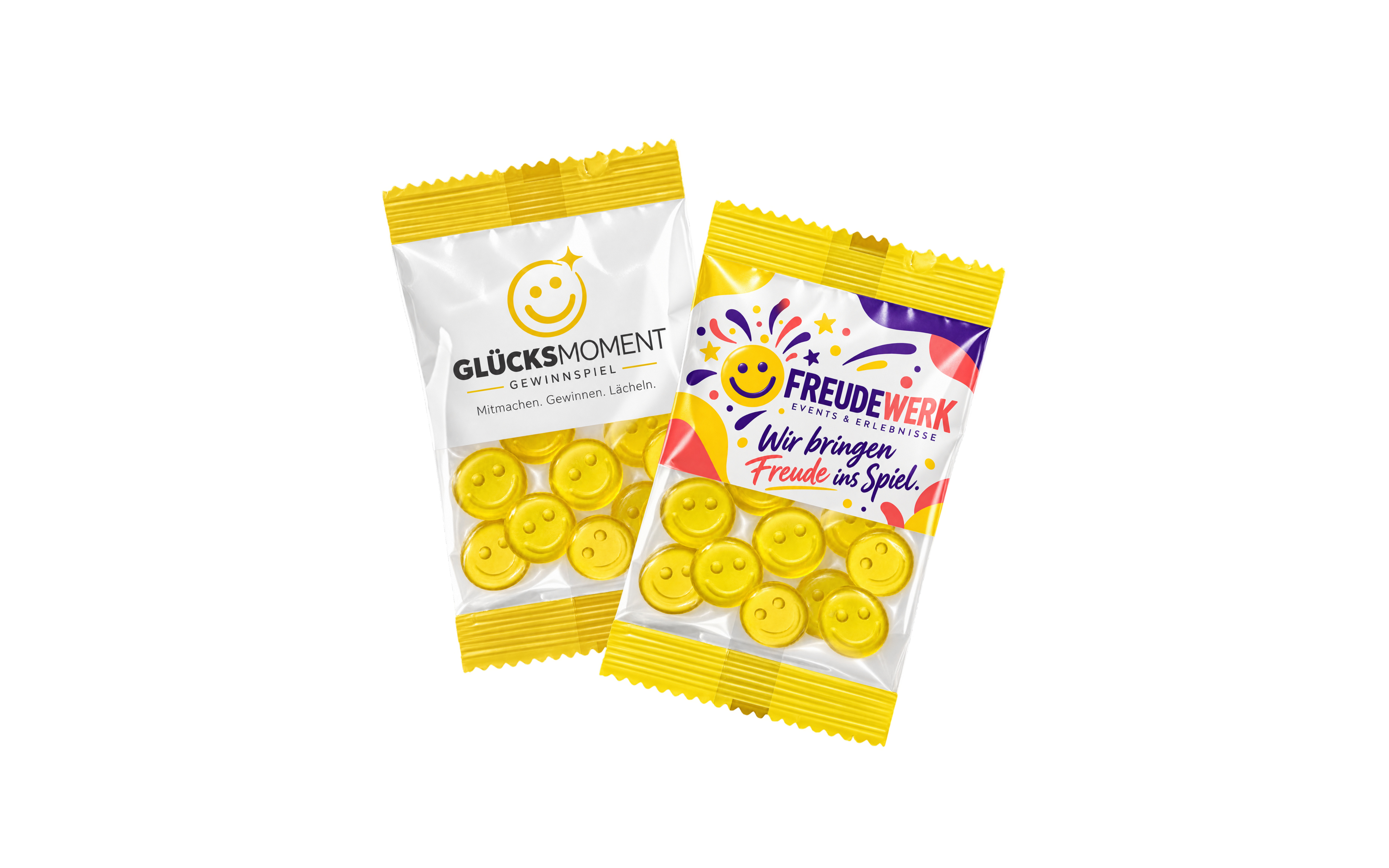 Fruchtgummi-Werbetüte 15g "Smile"