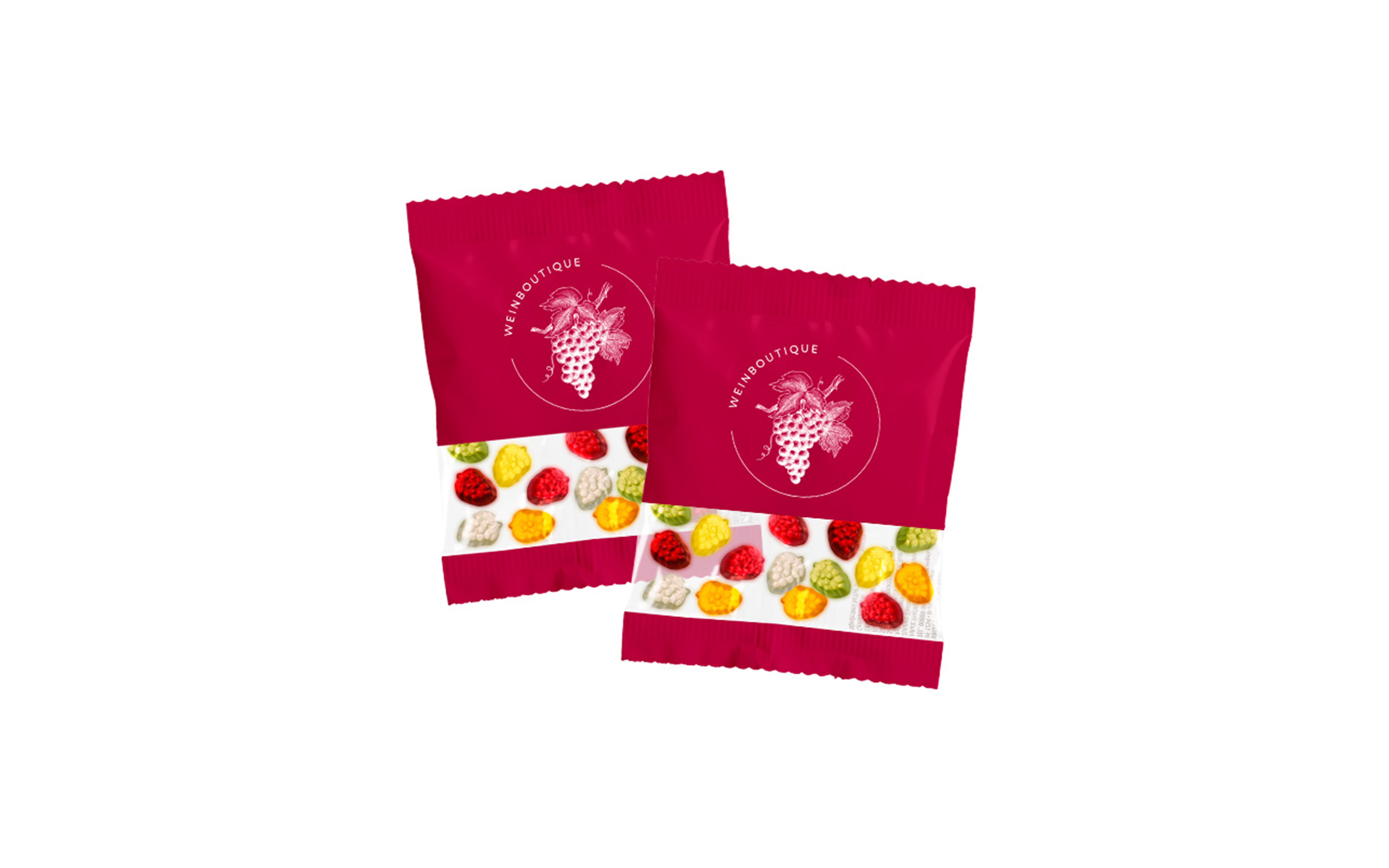 Fruchtgummi-Werbetüte 20g "Weintraube"