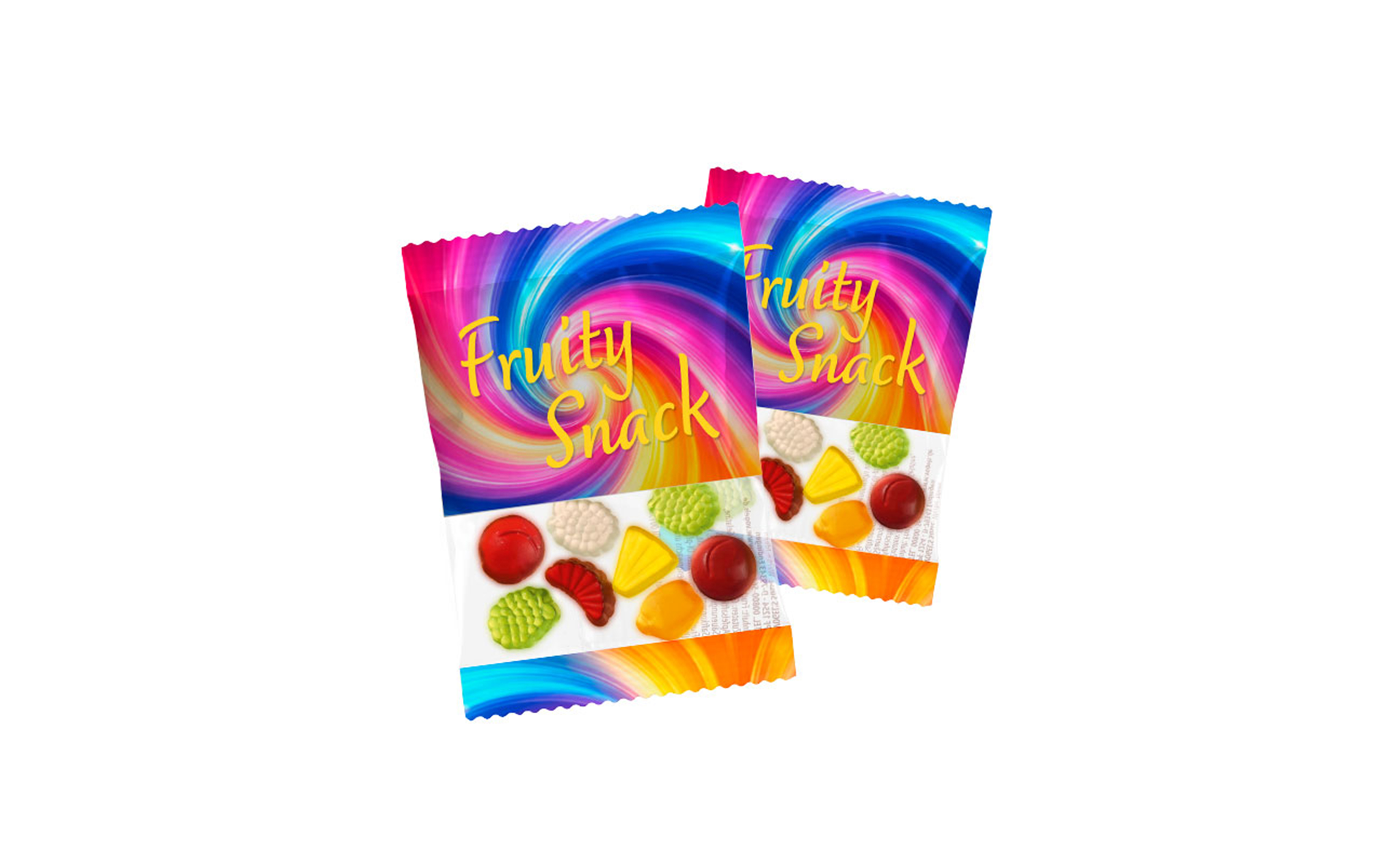 Fruchtgummi-Werbetüte 10g "Fruchtsalat"