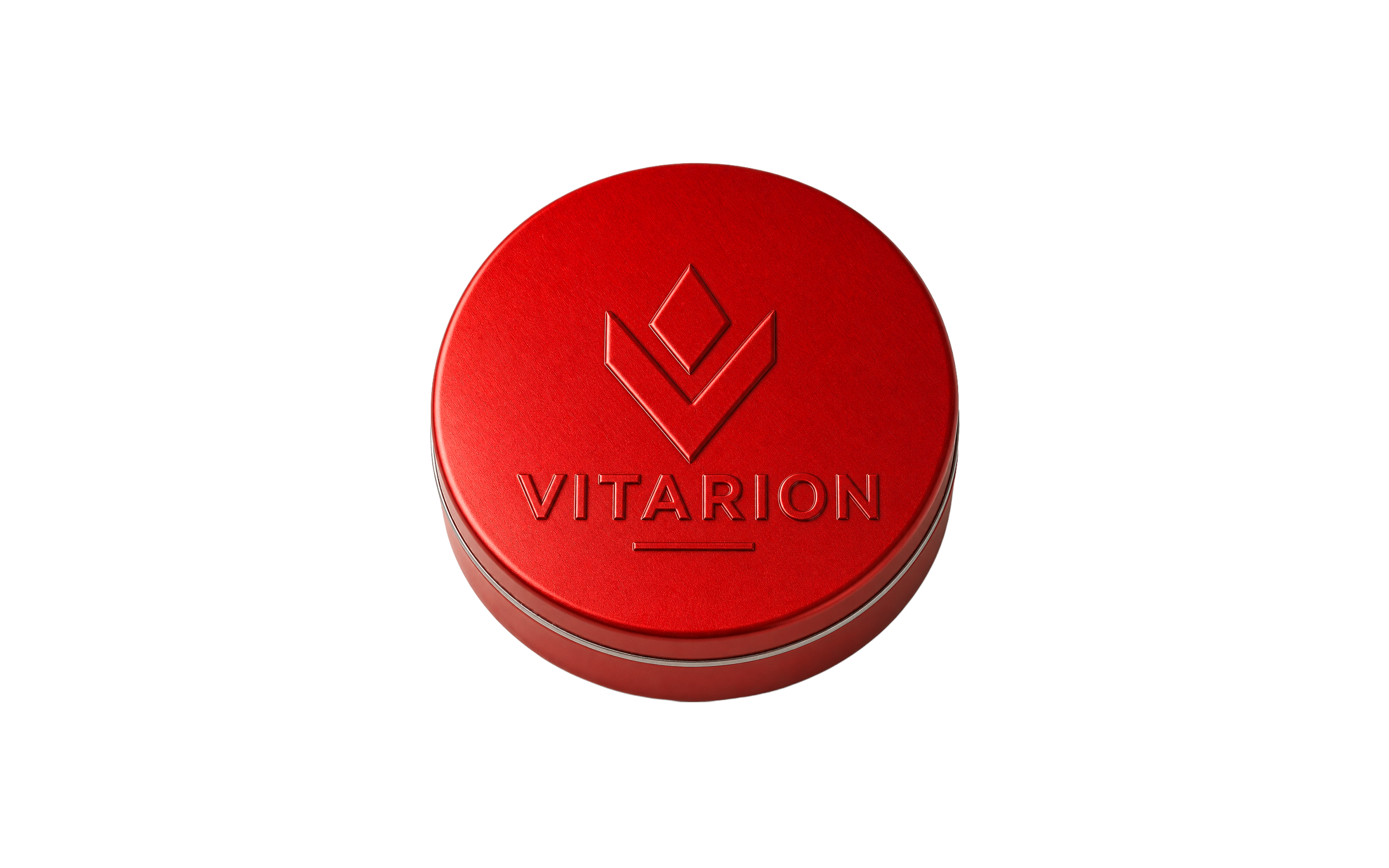 XS-Prägedose "Fruchtbonbons" Rot-metallic