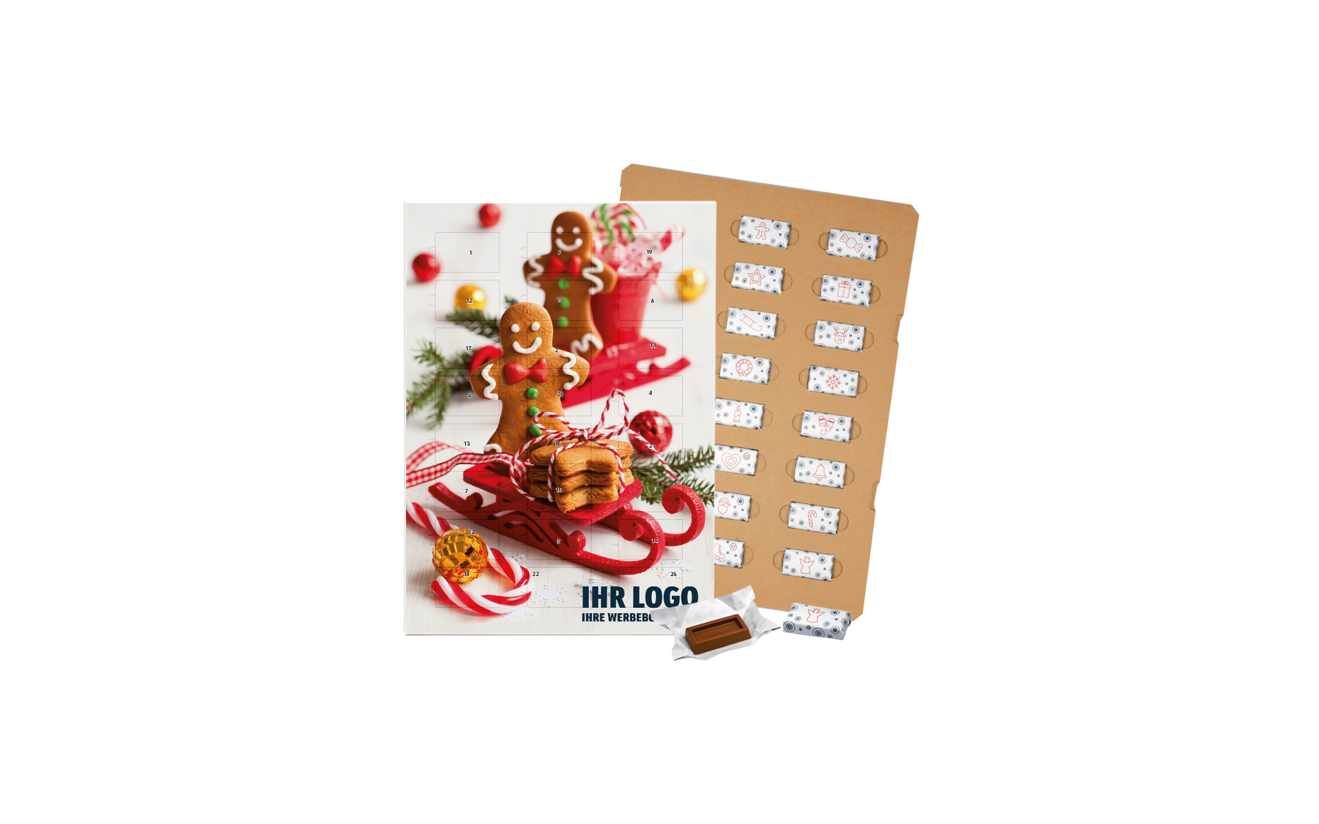 Schoko-Adventskalender Eco "Süsse Schlittenfahrt"