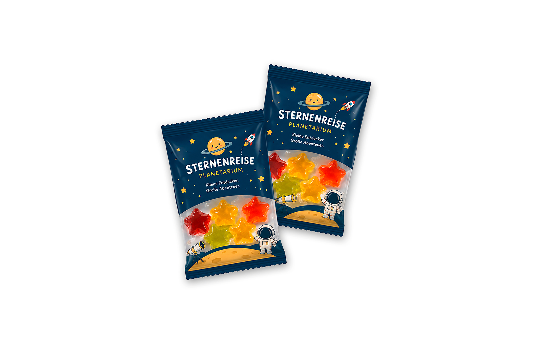 Fruchtgummi-Werbetüte 10g "Sternchen"
