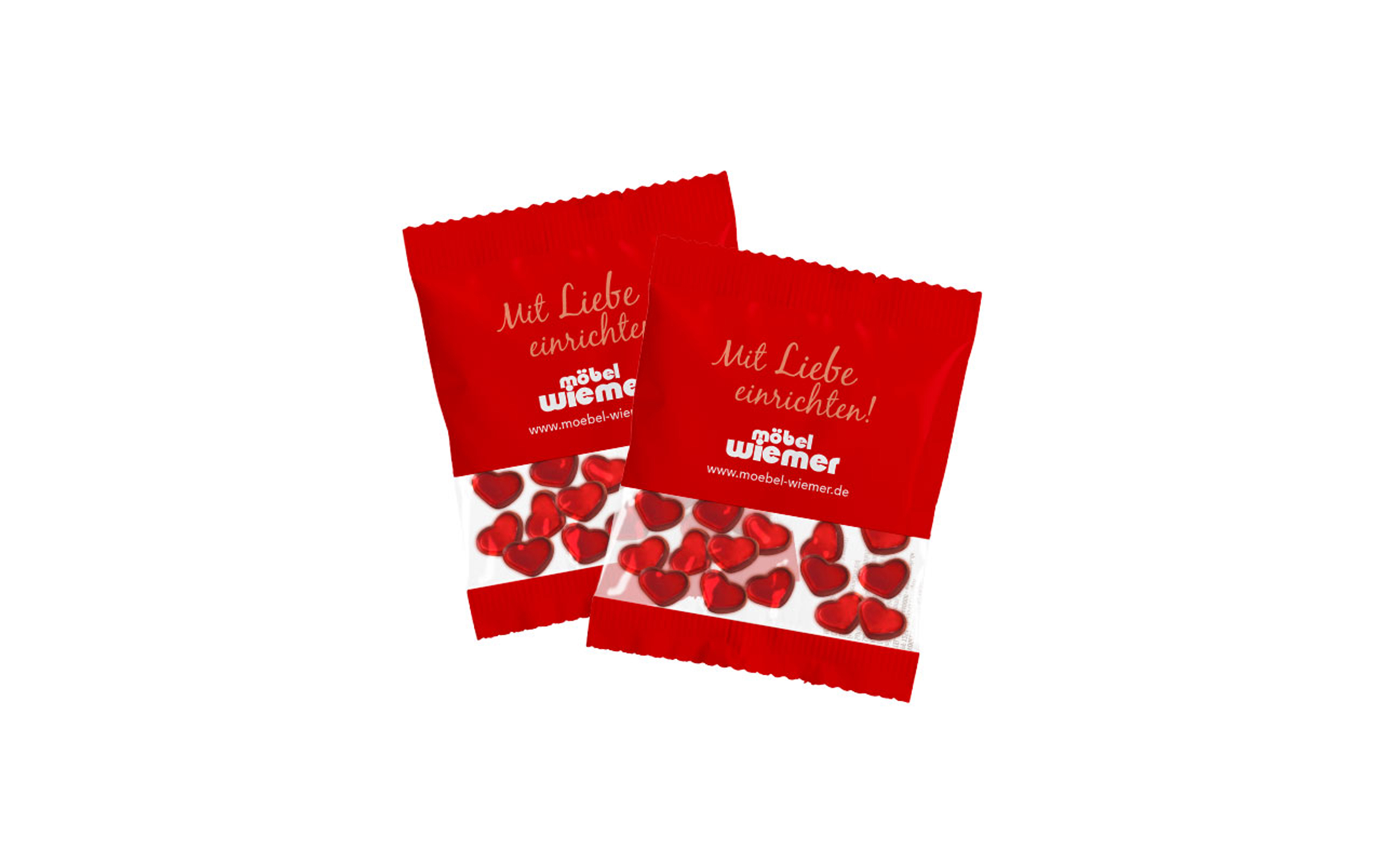 Fruchtgummi-Werbetüte 20g "Herz"