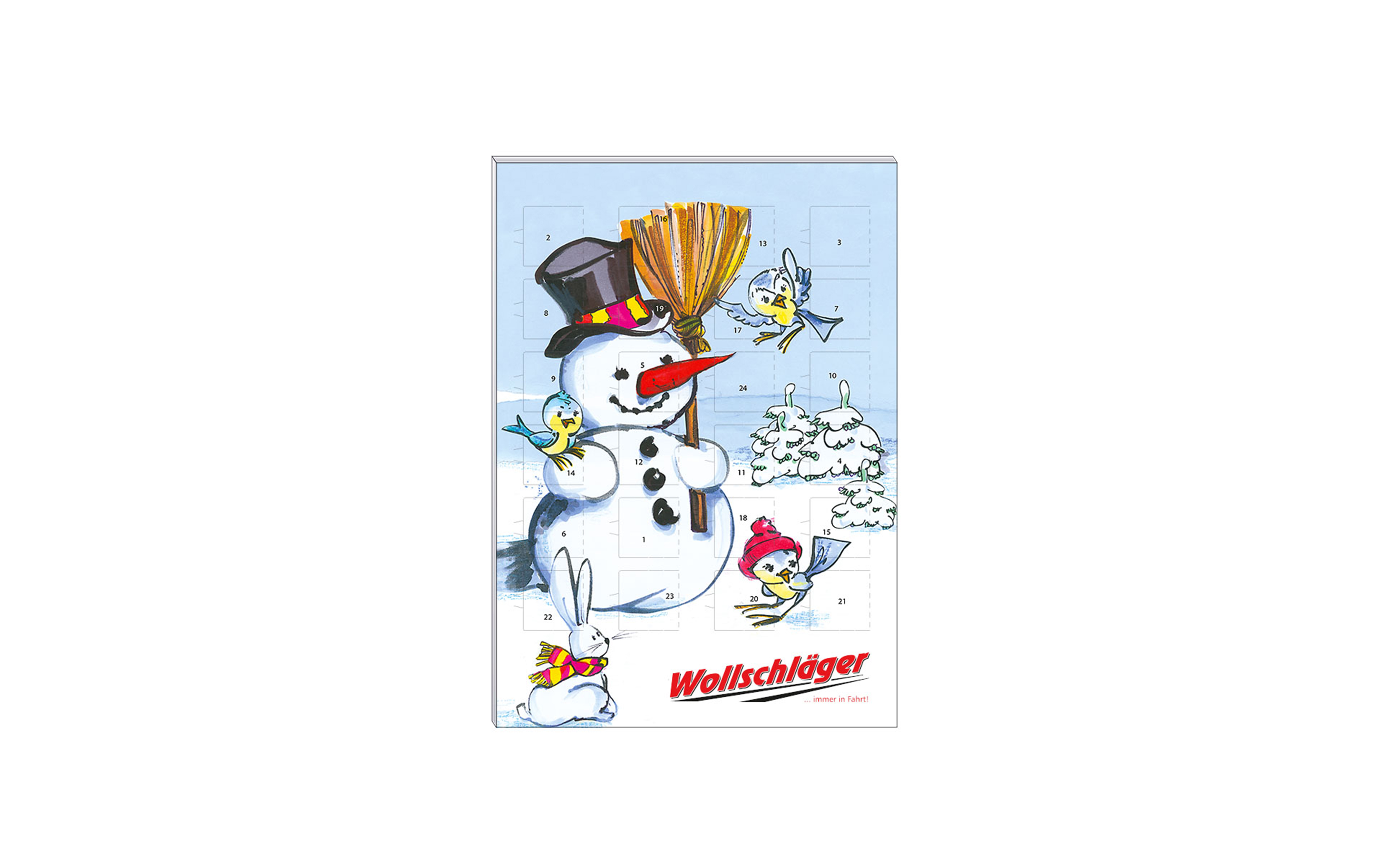 Schoko-Adventskalender Klassik "Snowman"