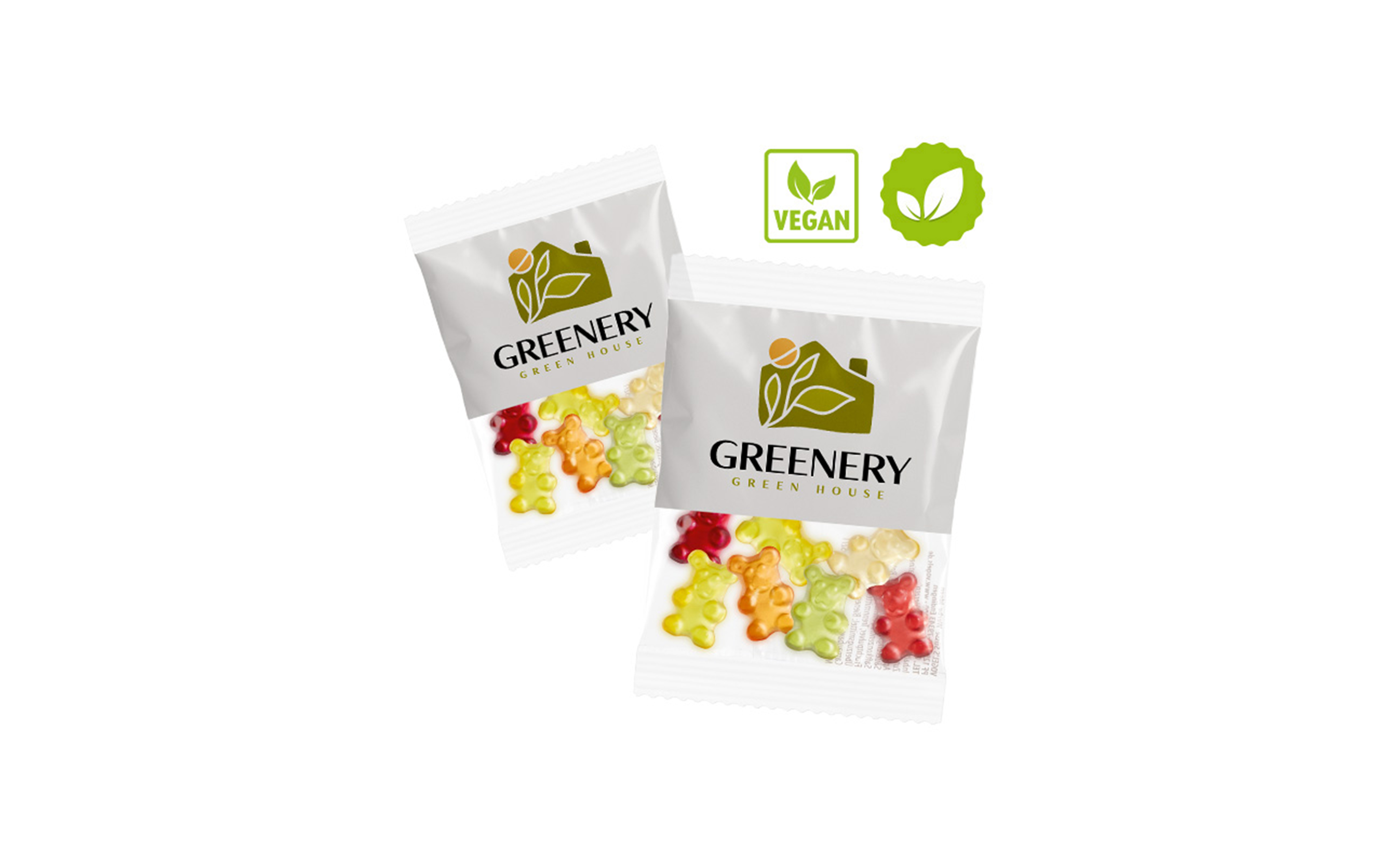 Vegi-Bärchen Werbetüte 10g (kompostierbare Folie)