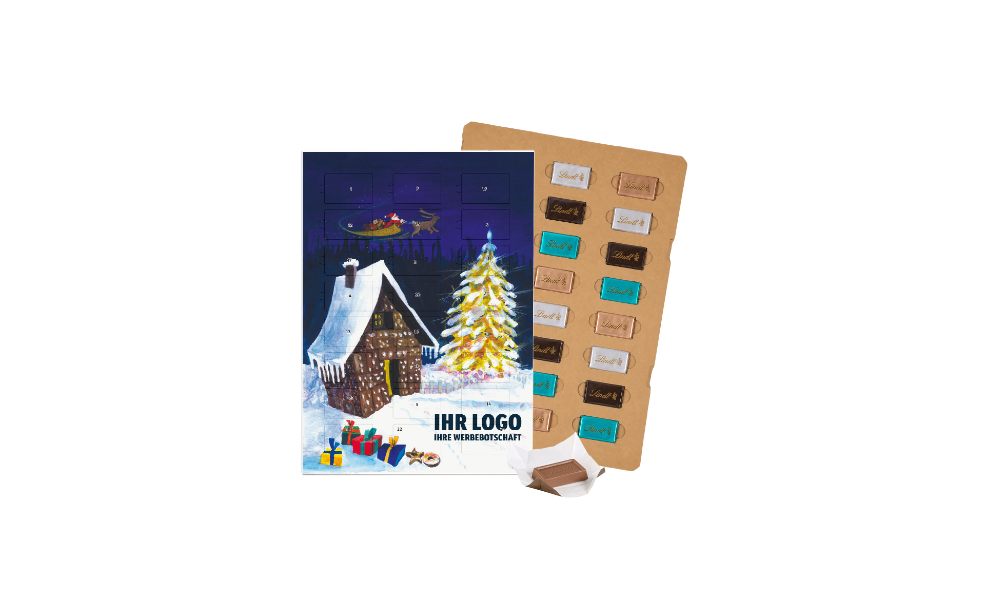 Schoko-Adventskalender Eco Lindt "Lebkuchenhaus"