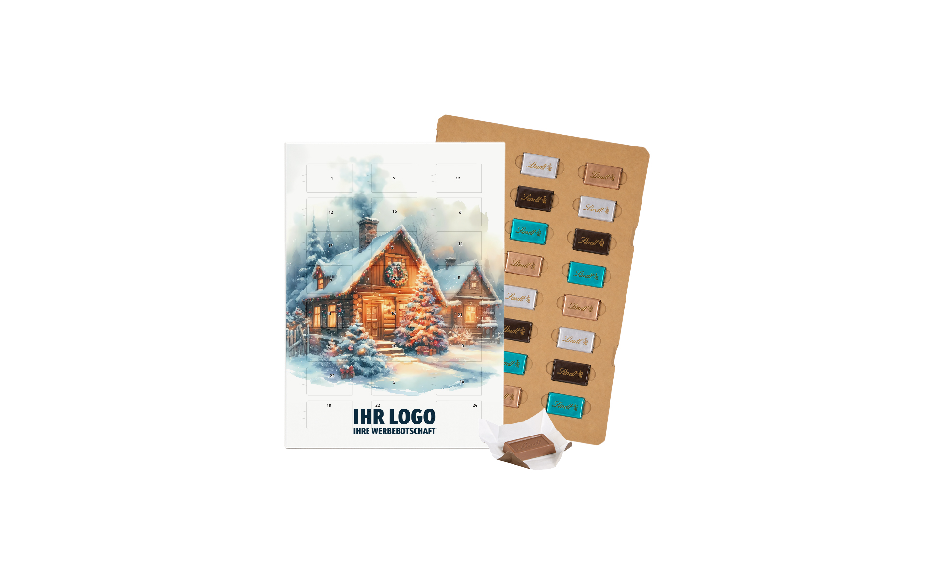 Schoko-Adventskalender Eco Lindt "Hüttenzauber"