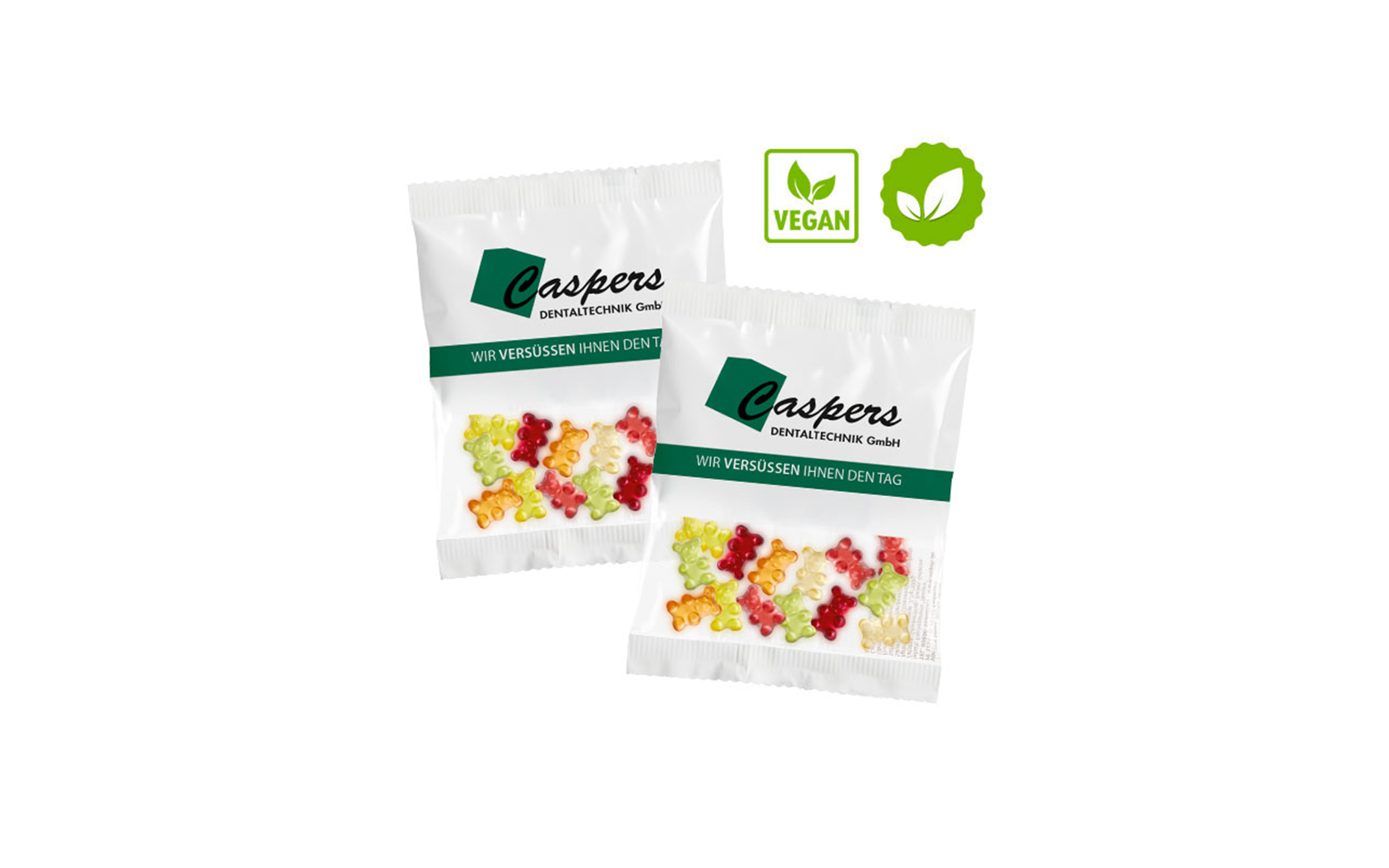 Vegi-Bärchen Werbetüte 50g (kompostierbare Folie)