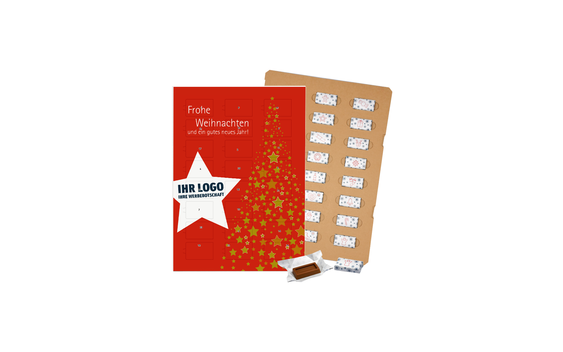 Schoko-Adventskalender Eco "Sternenregen"