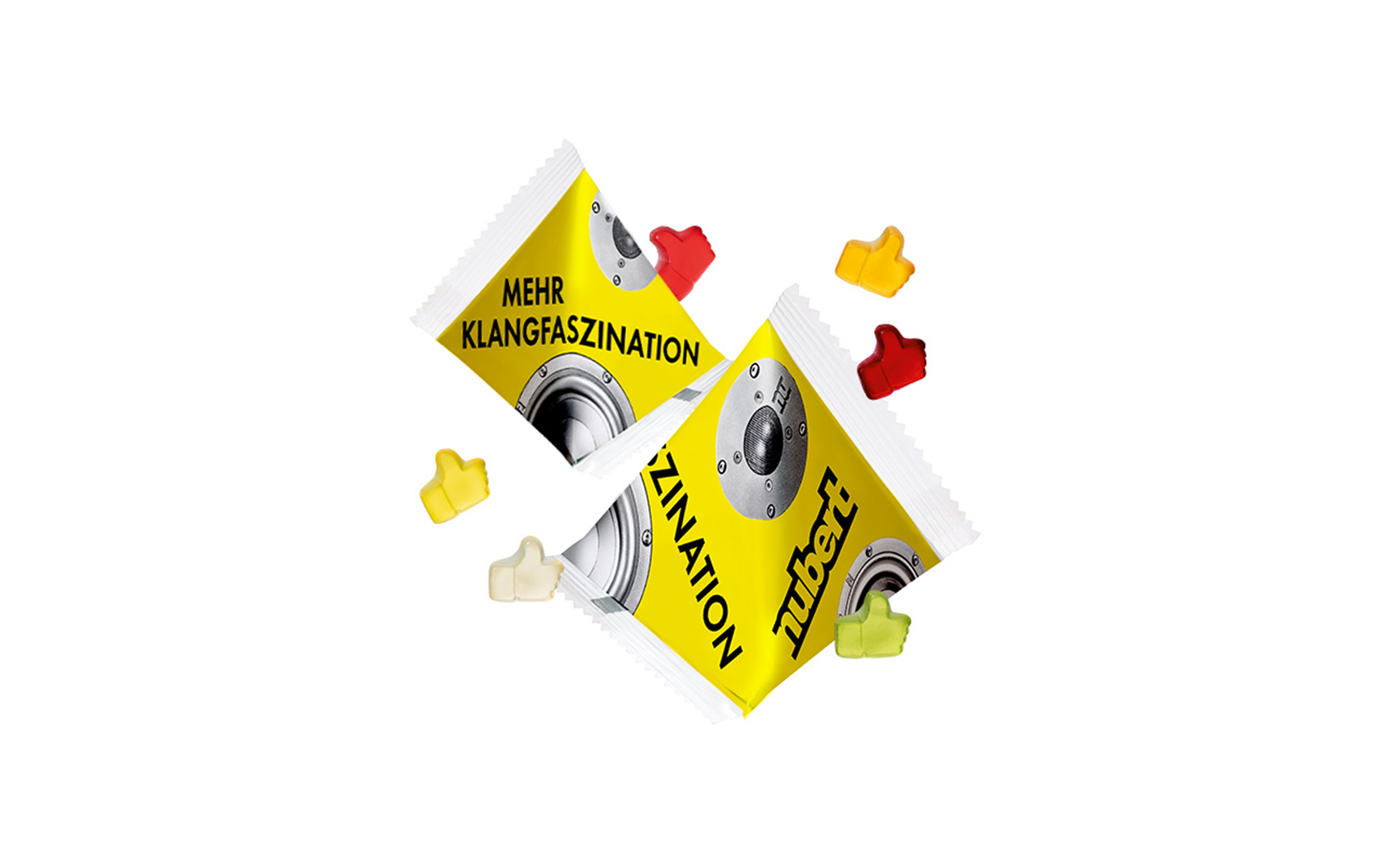 Werbe-Pyramide 12g "Daumen hoch"