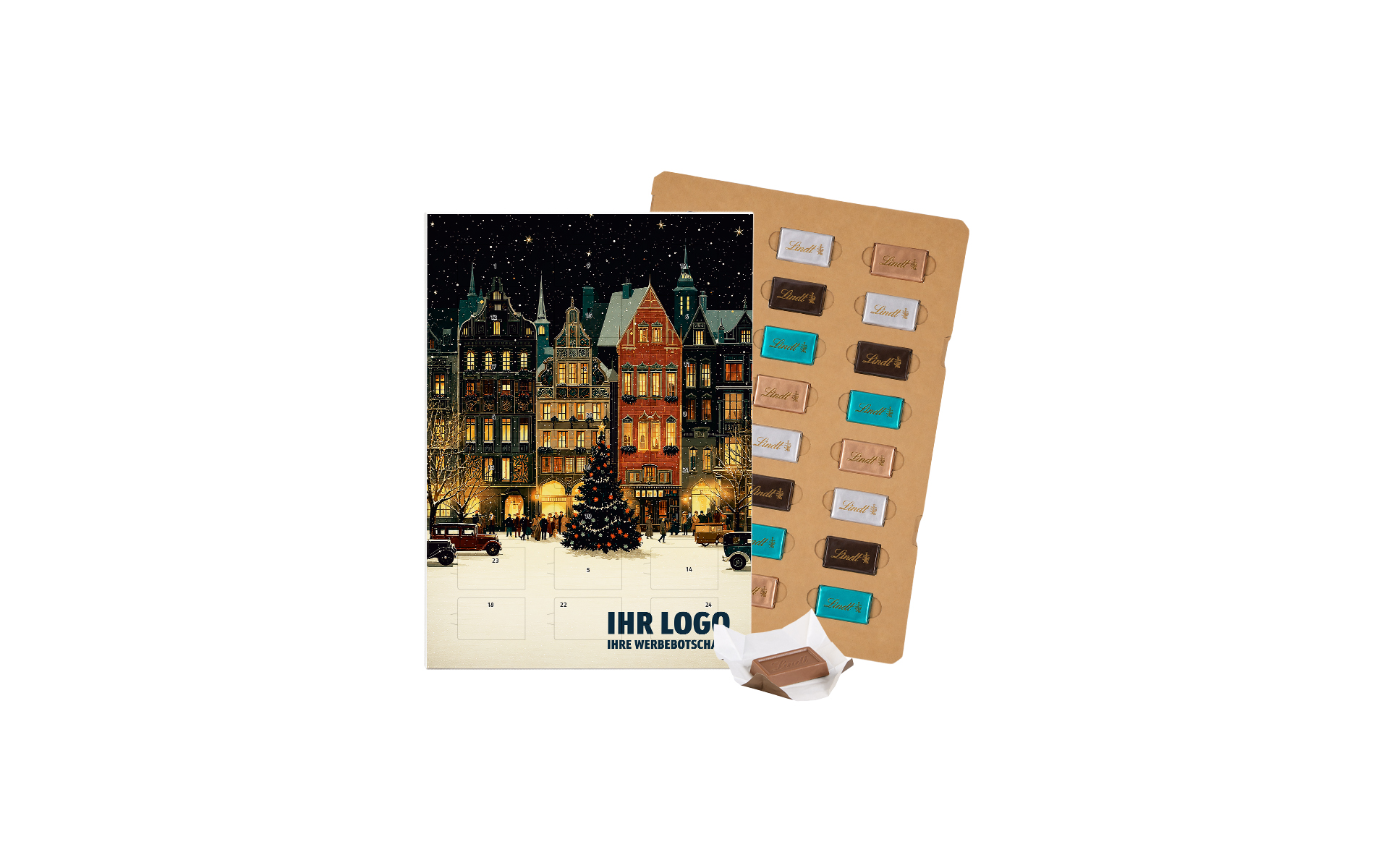Schoko-Adventskalender Eco Lindt "Winter Gala"