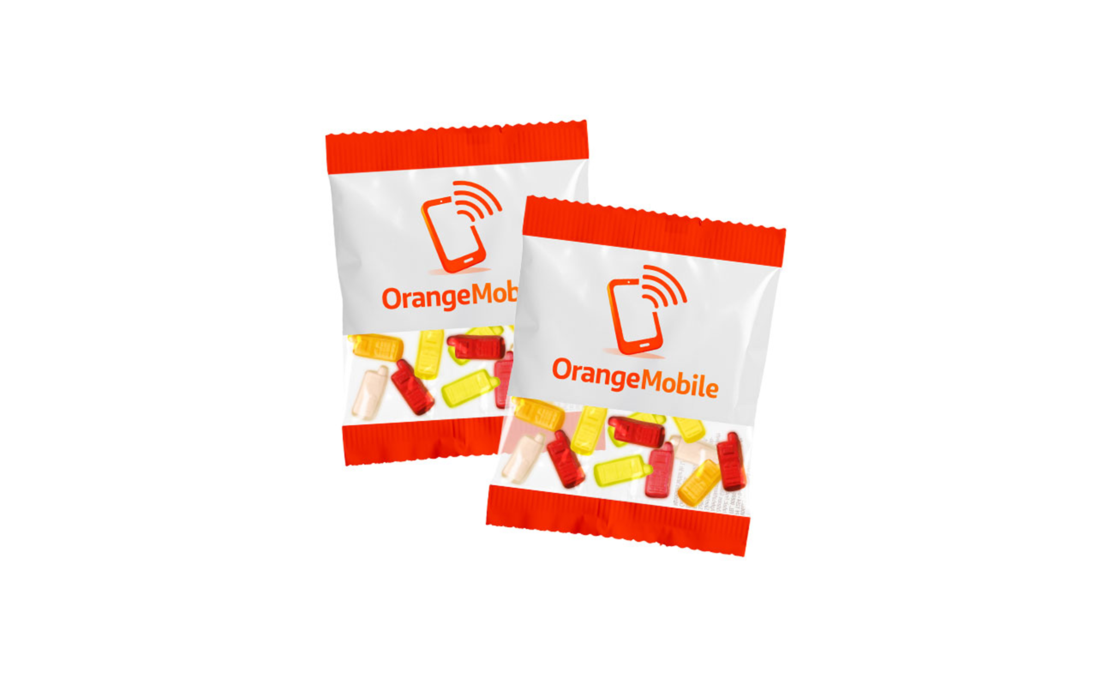 Fruchtgummi-Werbetüte 20g "Handy"
