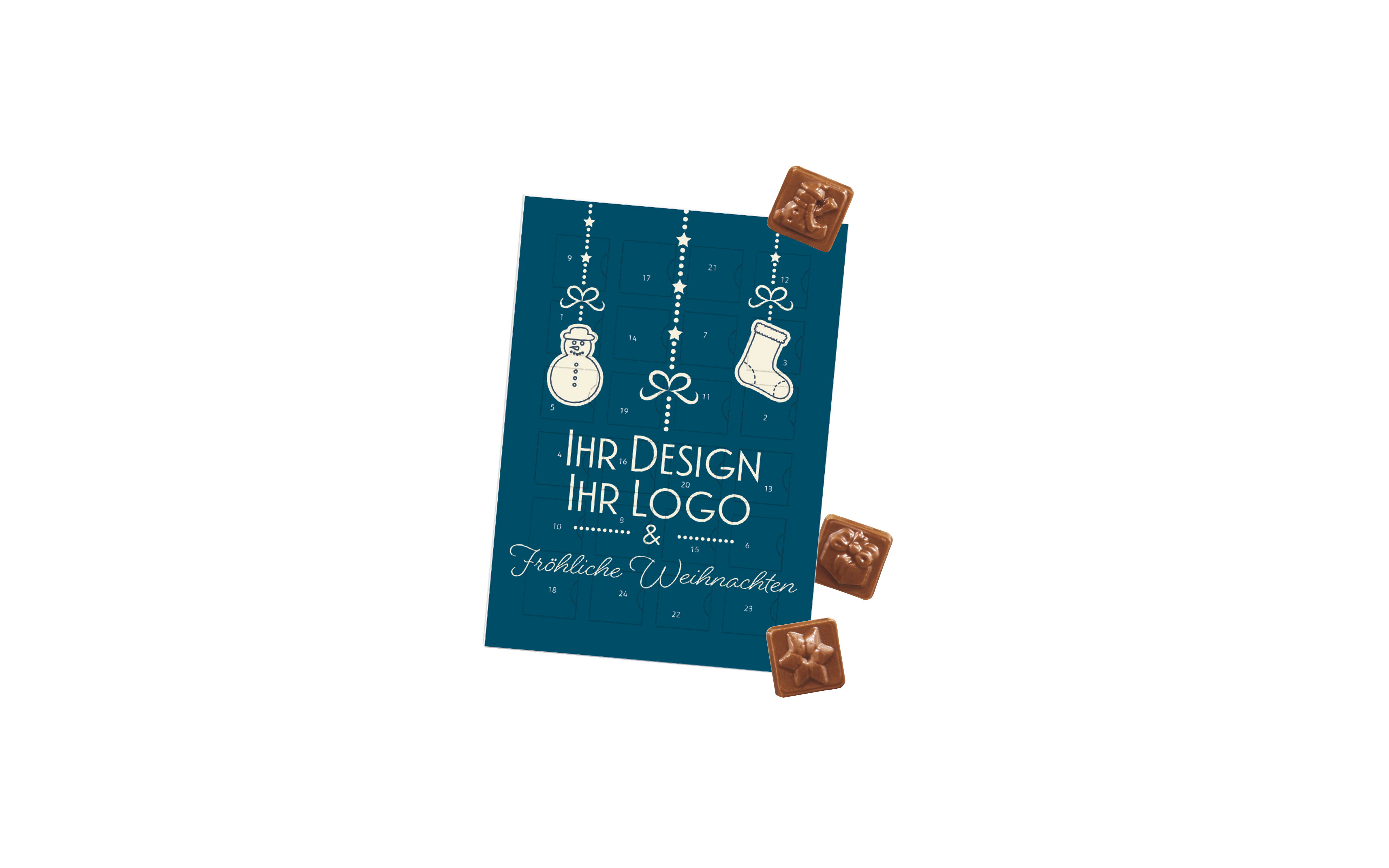 Schoko-Adventskalender A5 "Sondermotiv"