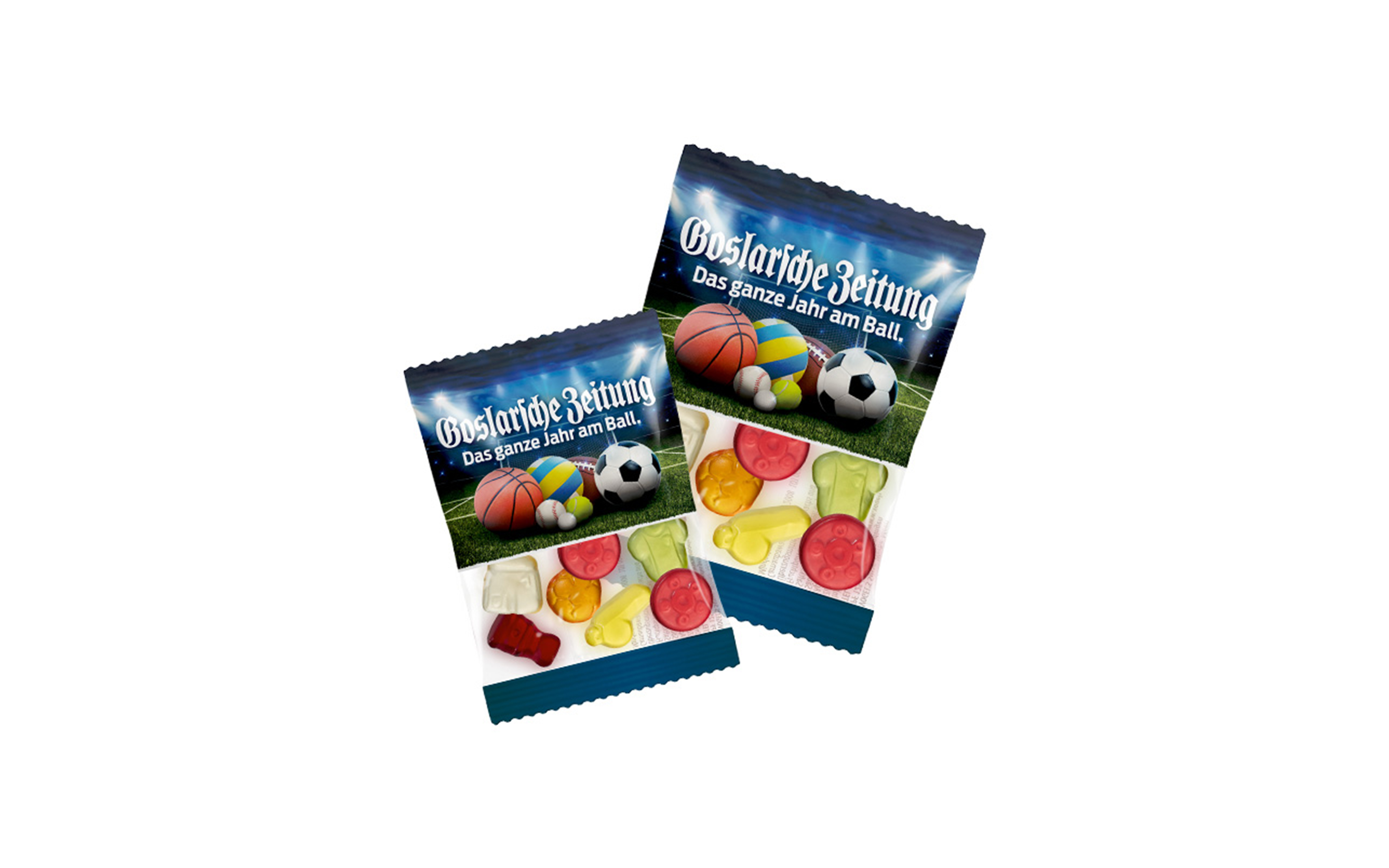 Fruchtgummi-Werbetüte 10g "Fussball"