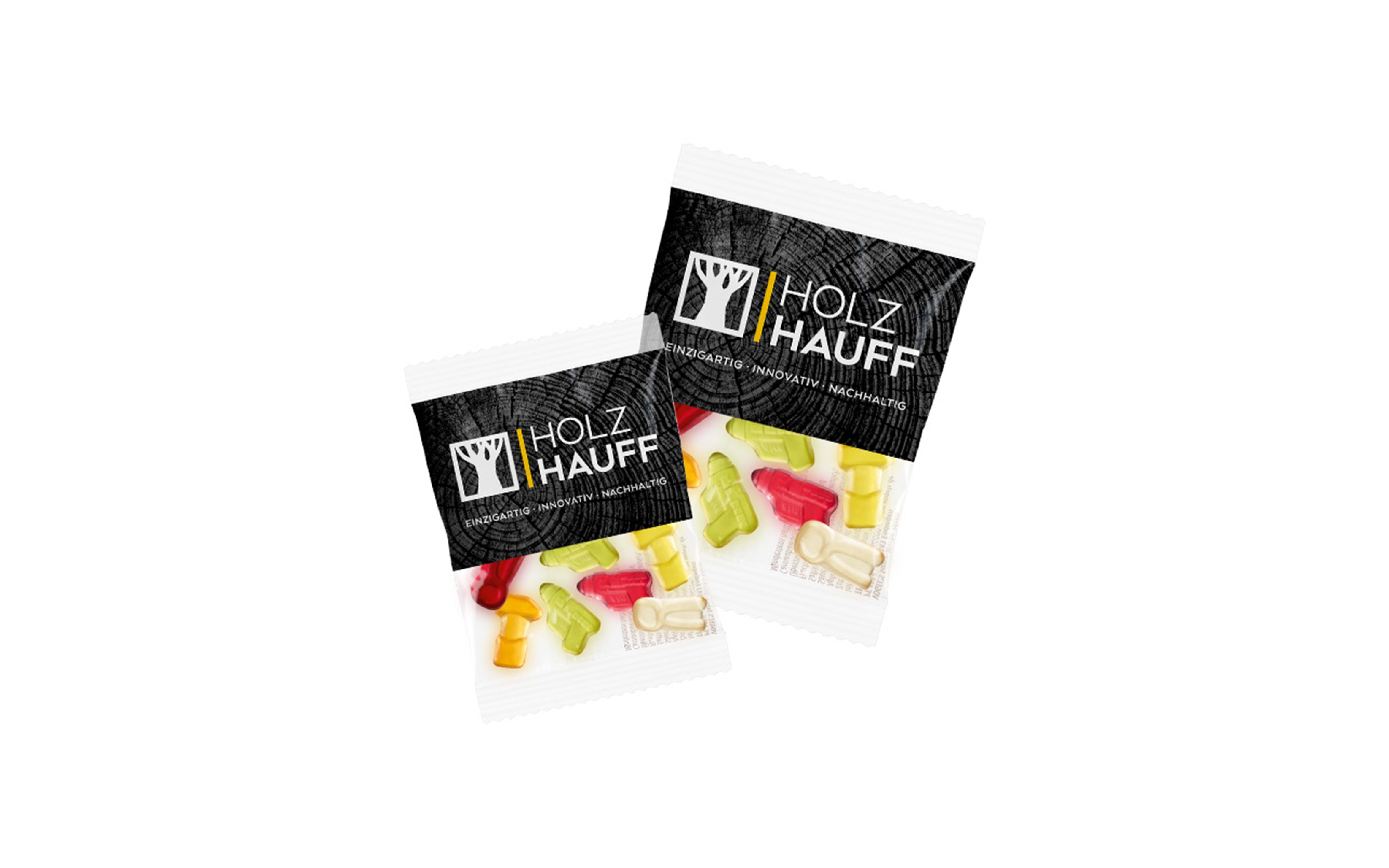 Fruchtgummi-Werbetüte 10g "Werkzeuge" (kompostierbare Folie)