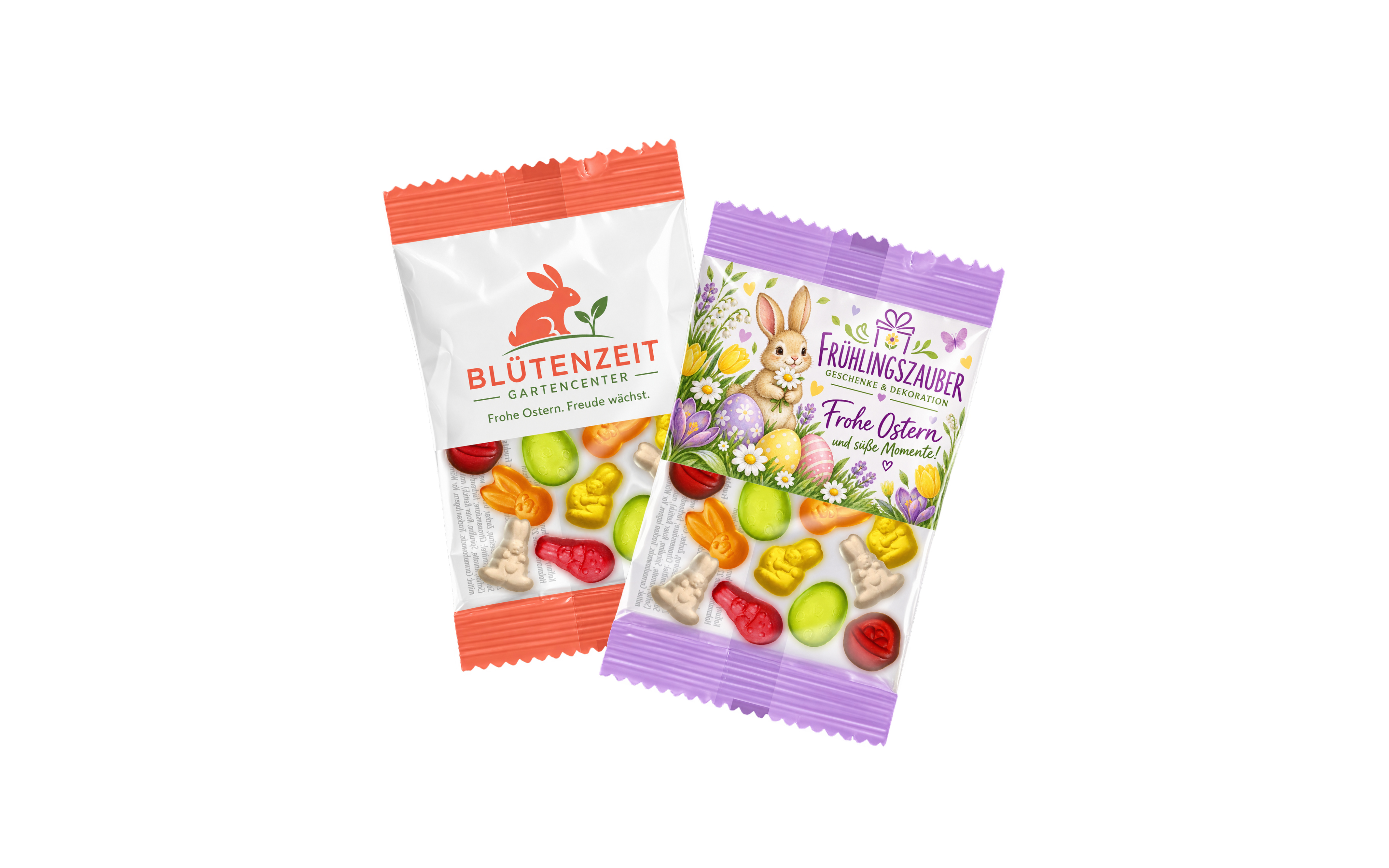 Fruchtgummi-Werbetüte 15g "Ostern"