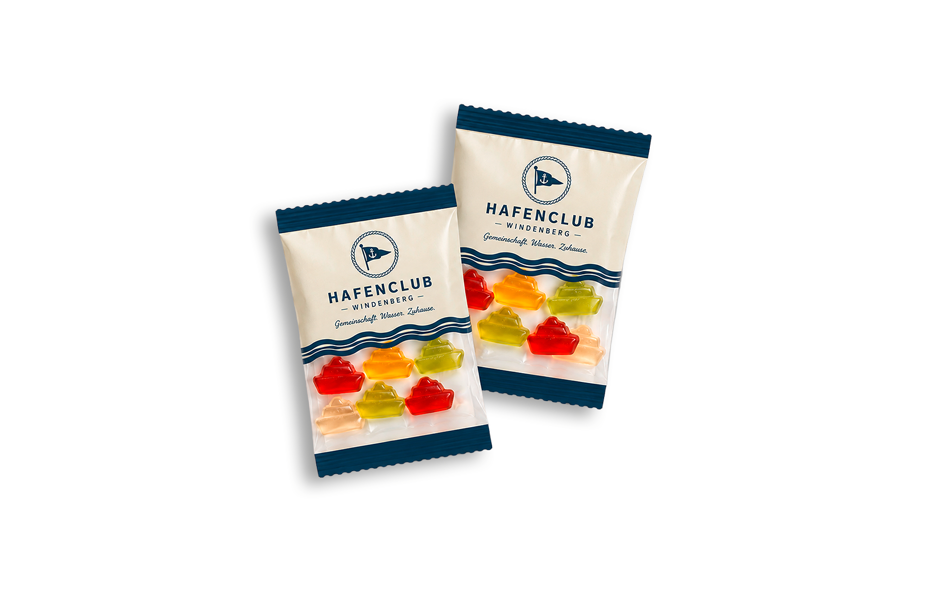 Fruchtgummi-Werbetüte 10g "Schiffe"