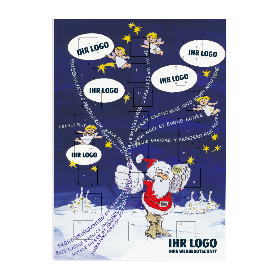 Weihnachtsgrüße Streudruck