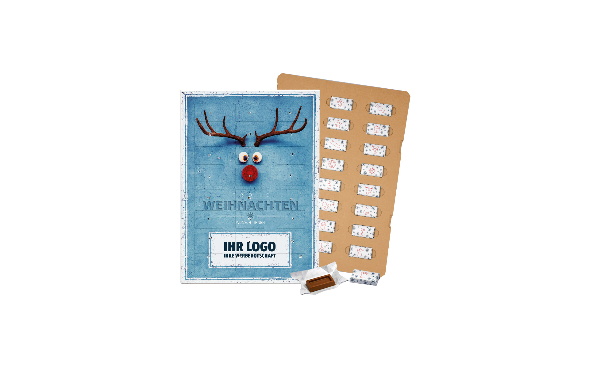 Schoko-Adventskalender Eco "Red Nose"