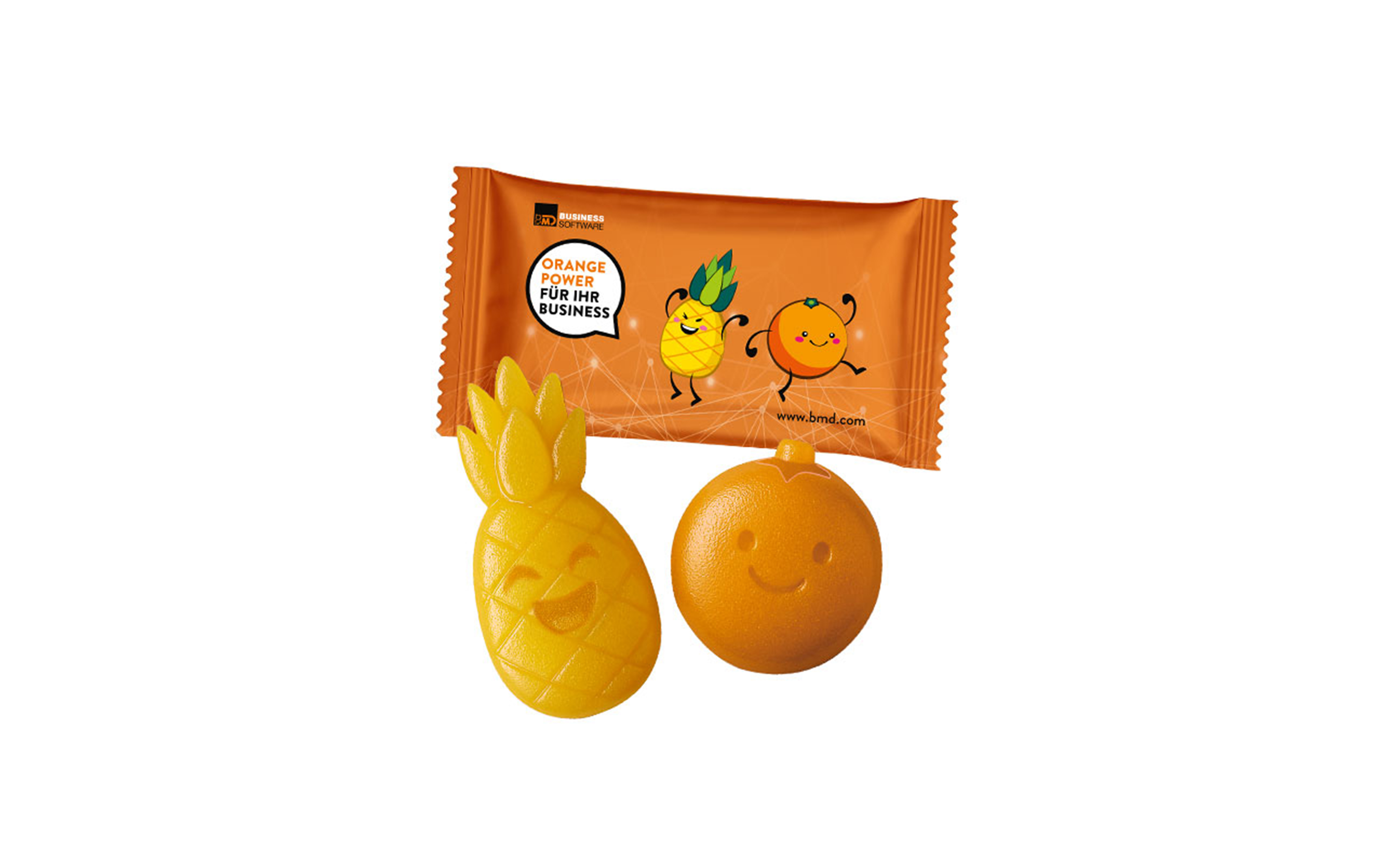 Fruchtgummi Maxi im Werbe-Flowpack "Sonderanfertigung Vegan"
