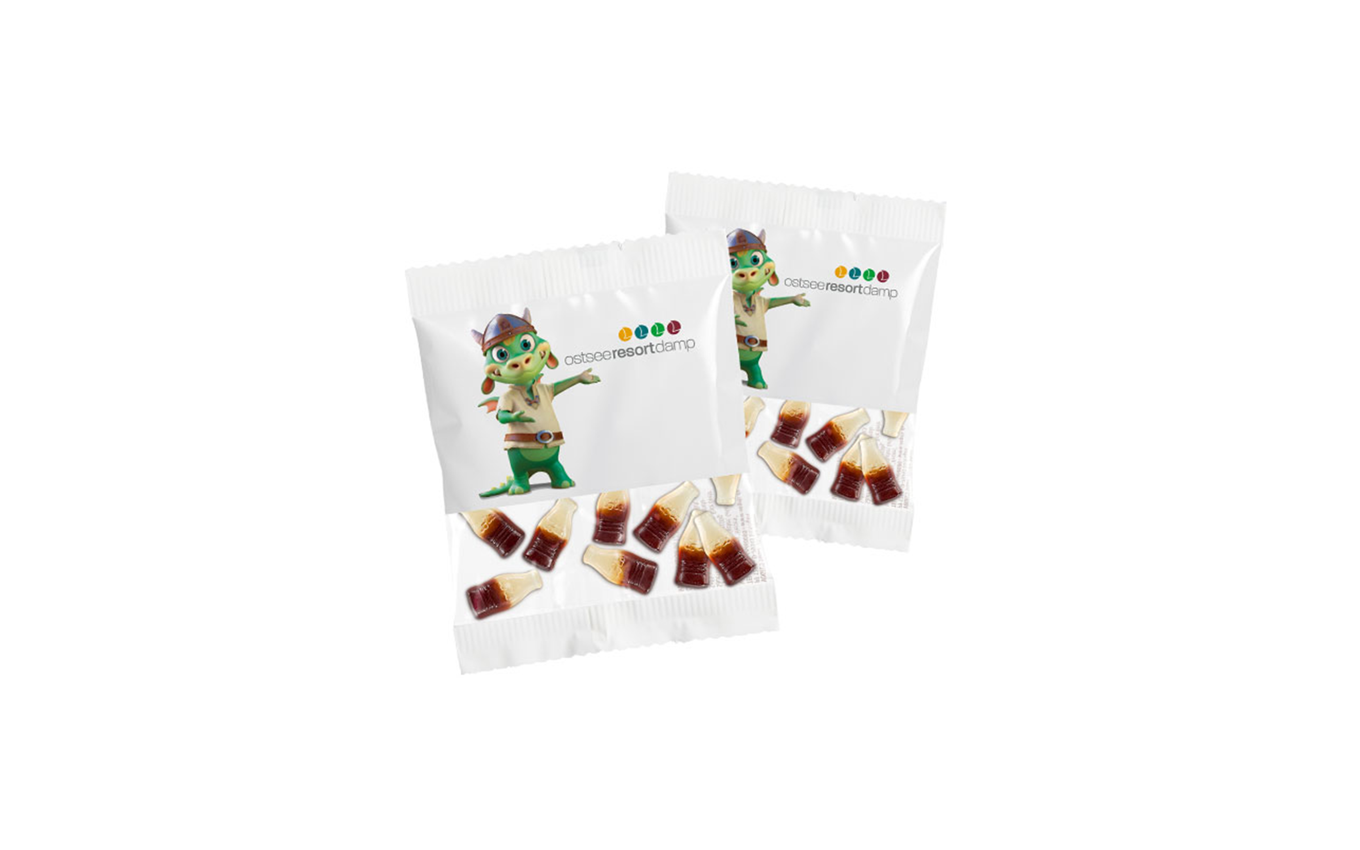 Fruchtgummi-Werbetüte  "Colafläschchen"
