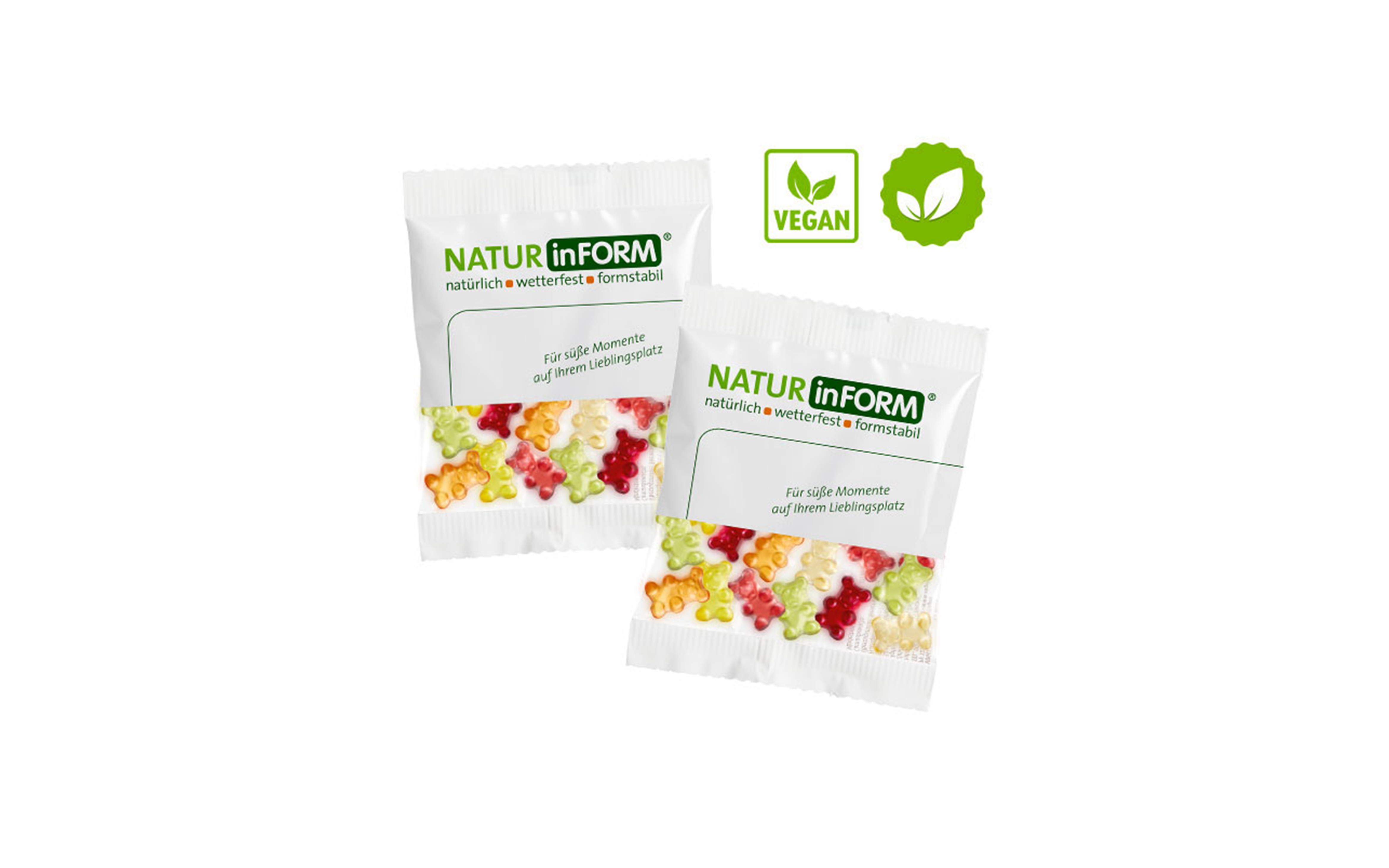 Vegi-Bärchen Werbetüte 20g (kompostierbare Folie)