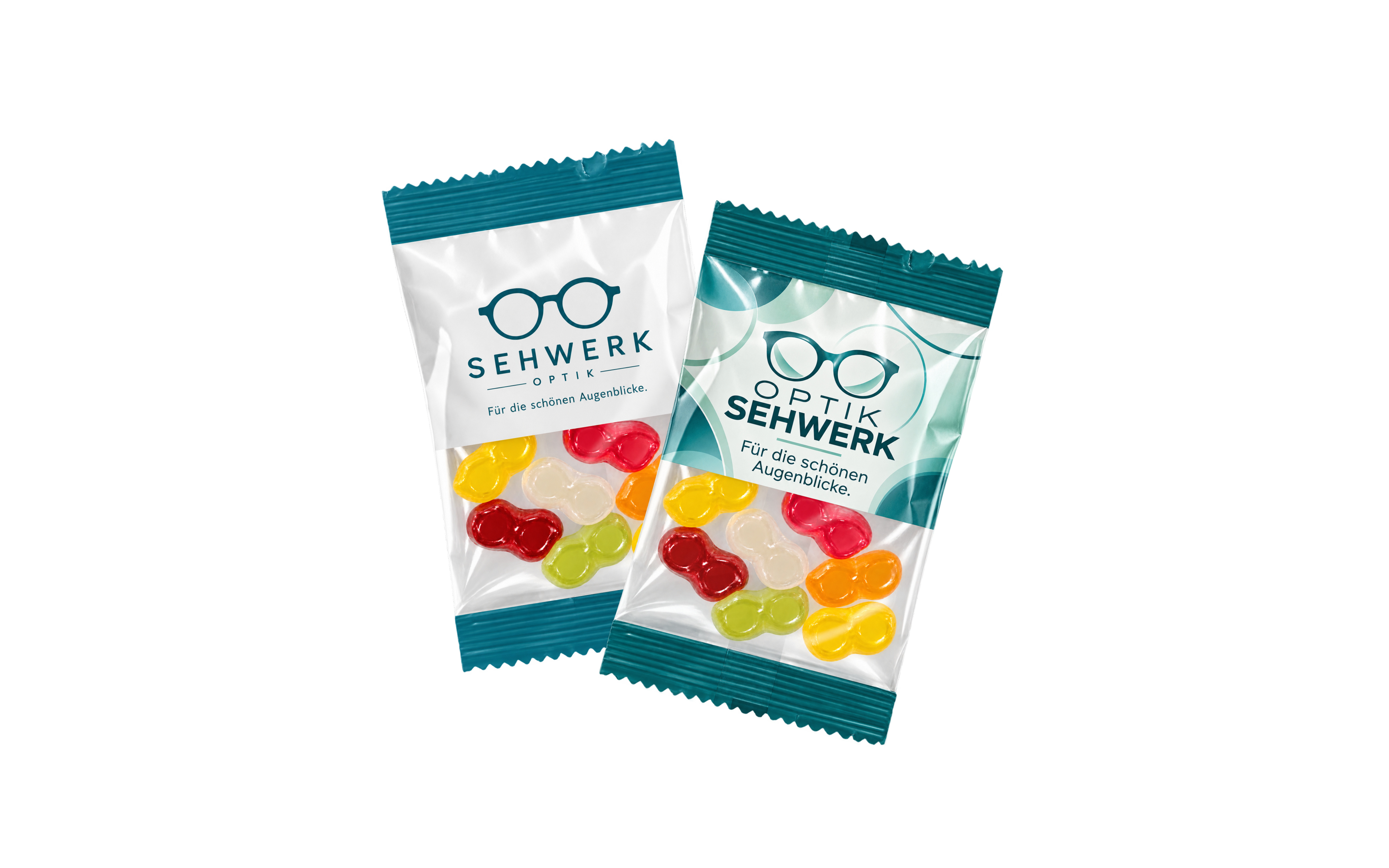 Fruchtgummi-Werbetüte 15g "Brille"