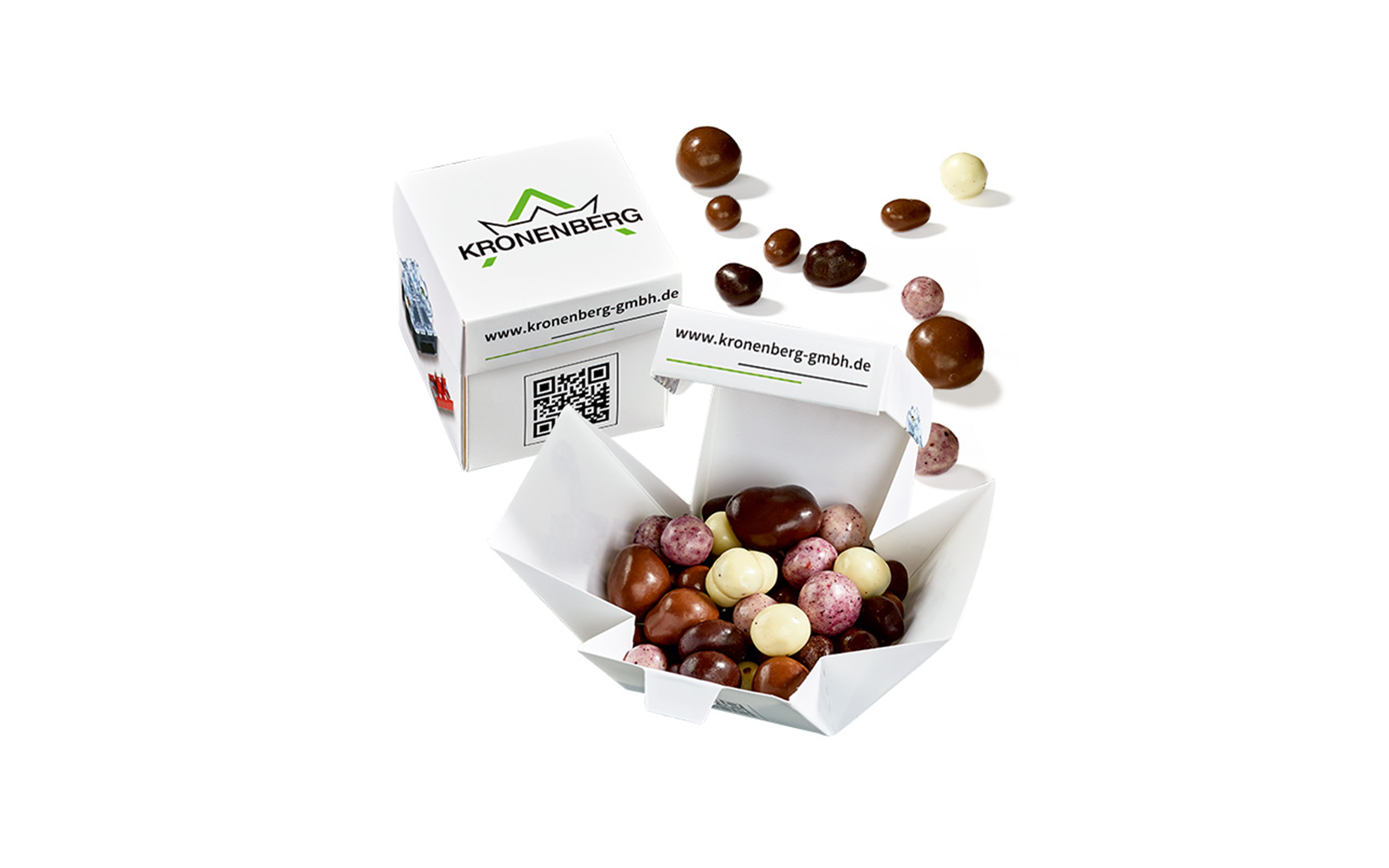 Werbe-Würfel "Schoko-Beeren"