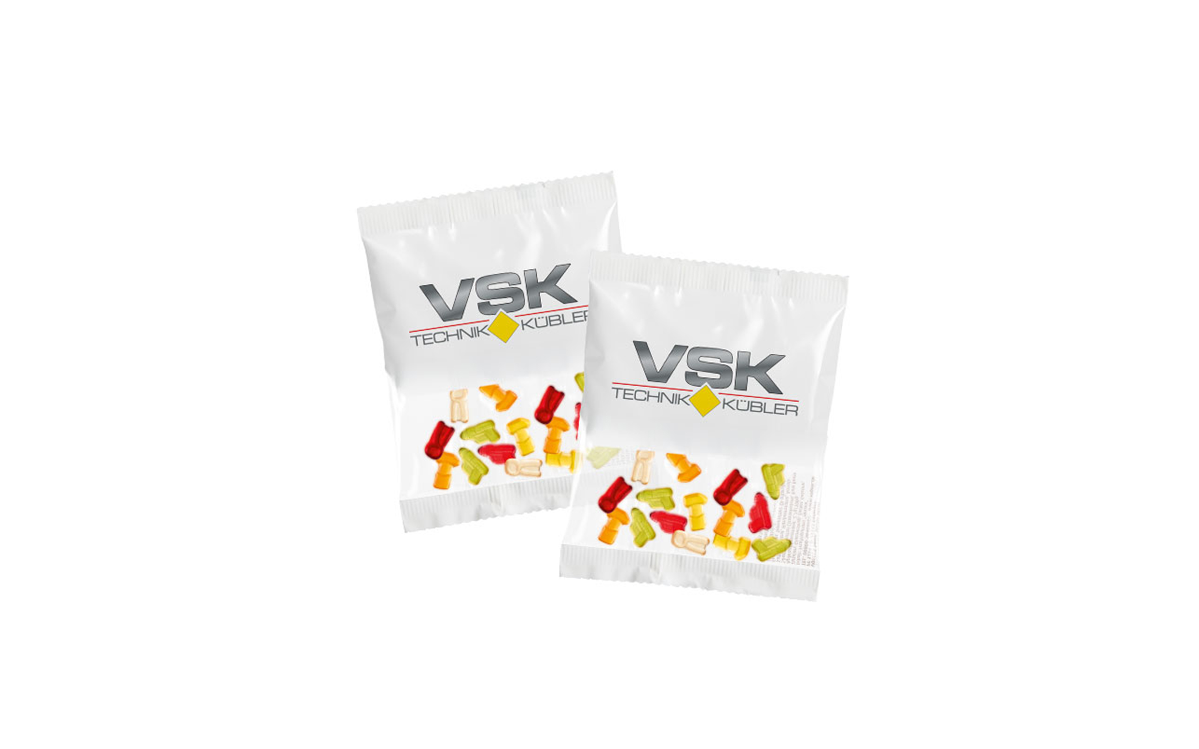 Fruchtgummi-Werbetüte 50g "Werkzeuge" (kompostierbare Folie)