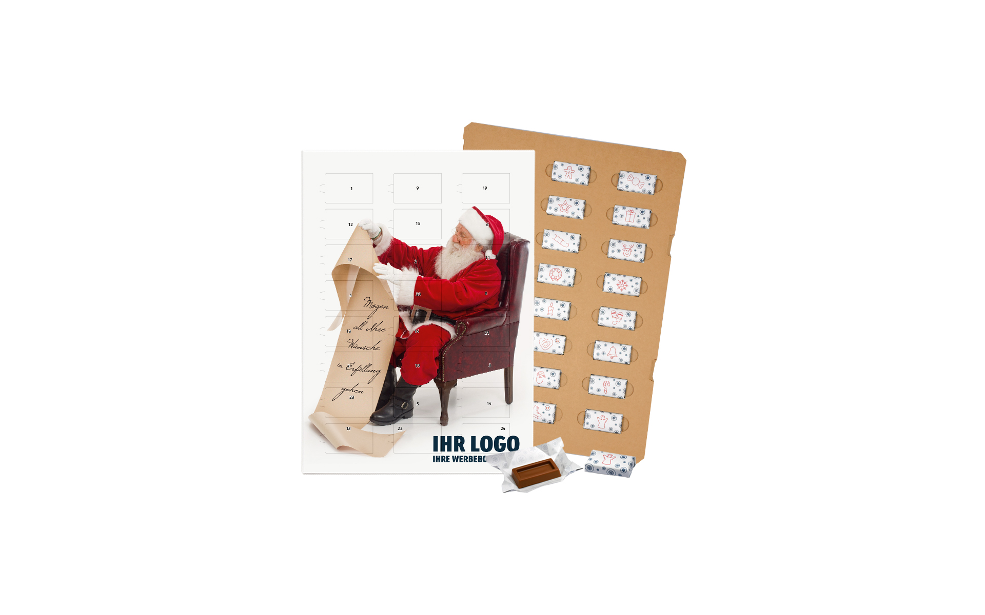 Schoko-Adventskalender Eco "Wunschzettel"