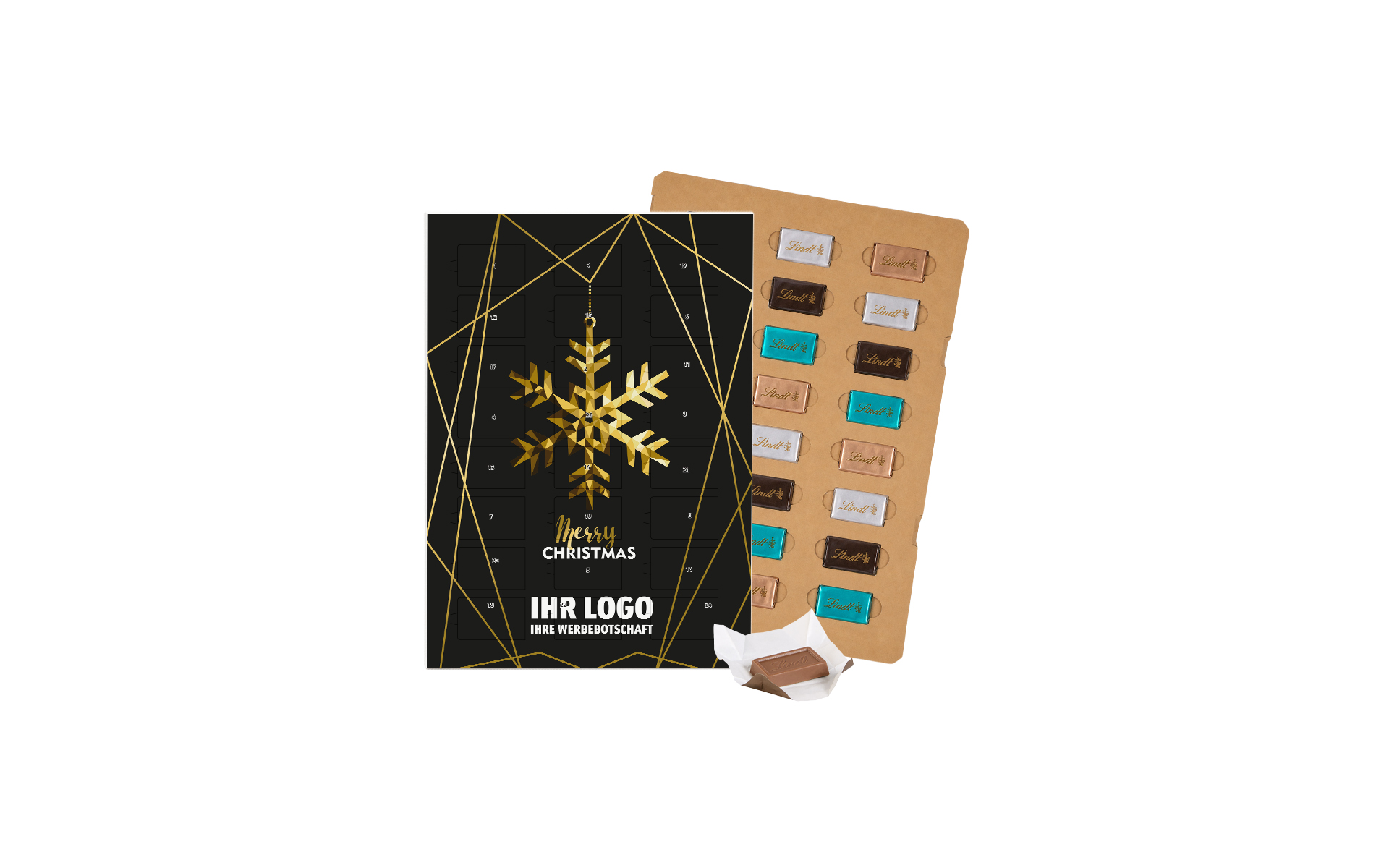Schoko-Adventskalender Eco Lindt "Goldstern"