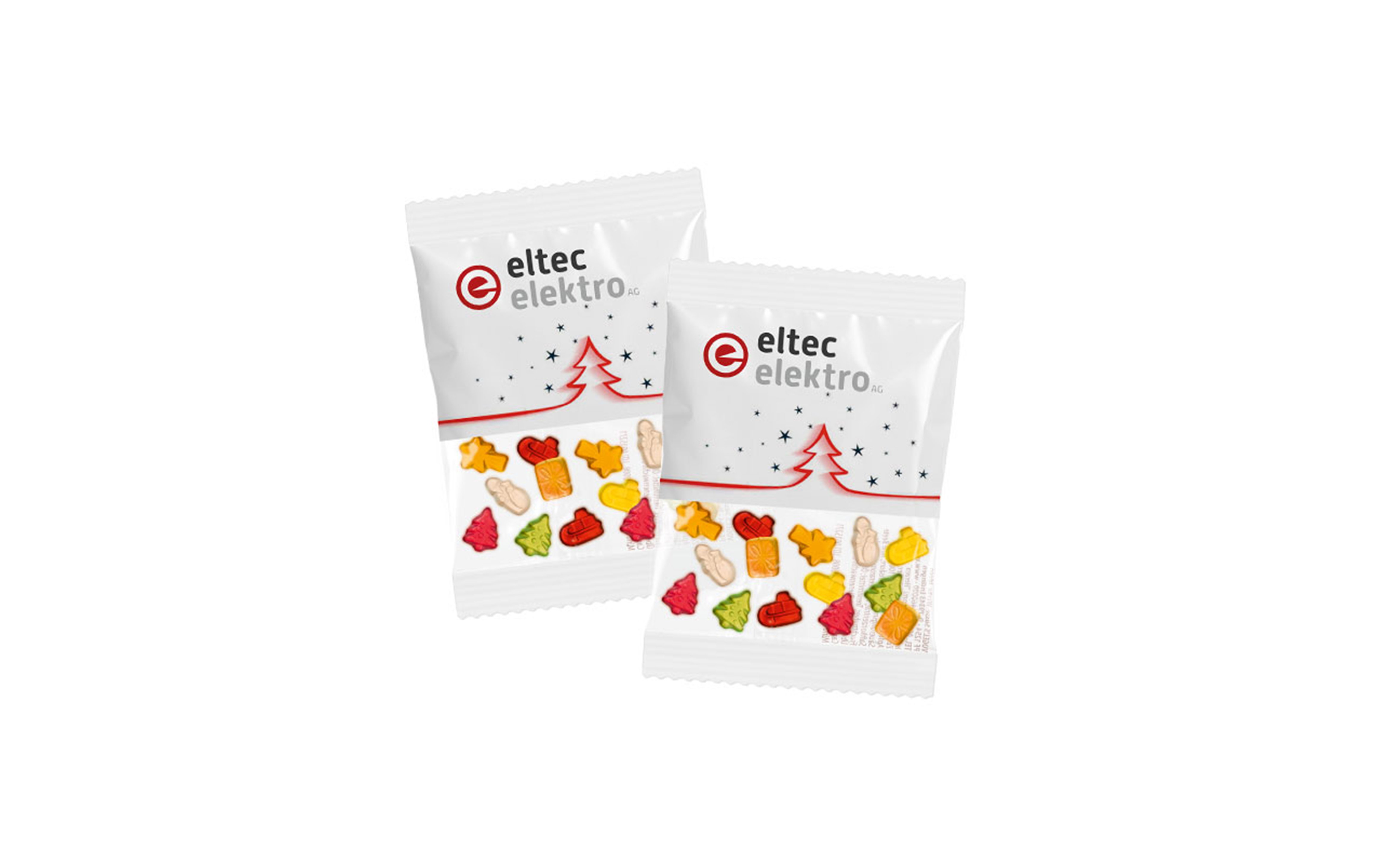 Fruchtgummi-Werbetüte 100g "Weihnachten"