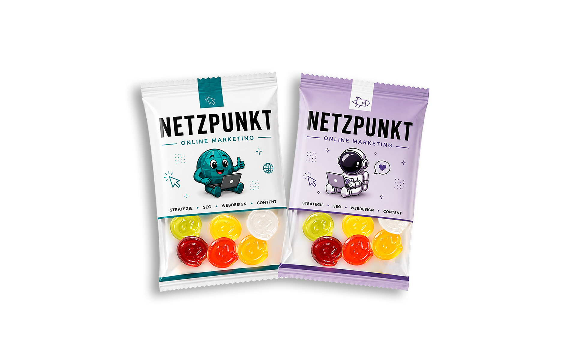 Fruchtgummi-Werbetüte 10g "@-Zeichen"