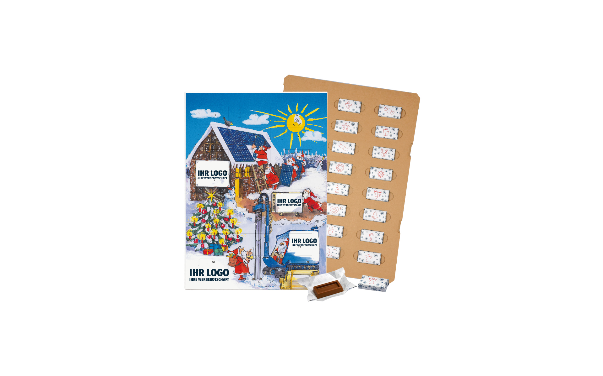 Schoko-Adventskalender Eco "Erneuerbare Energie"