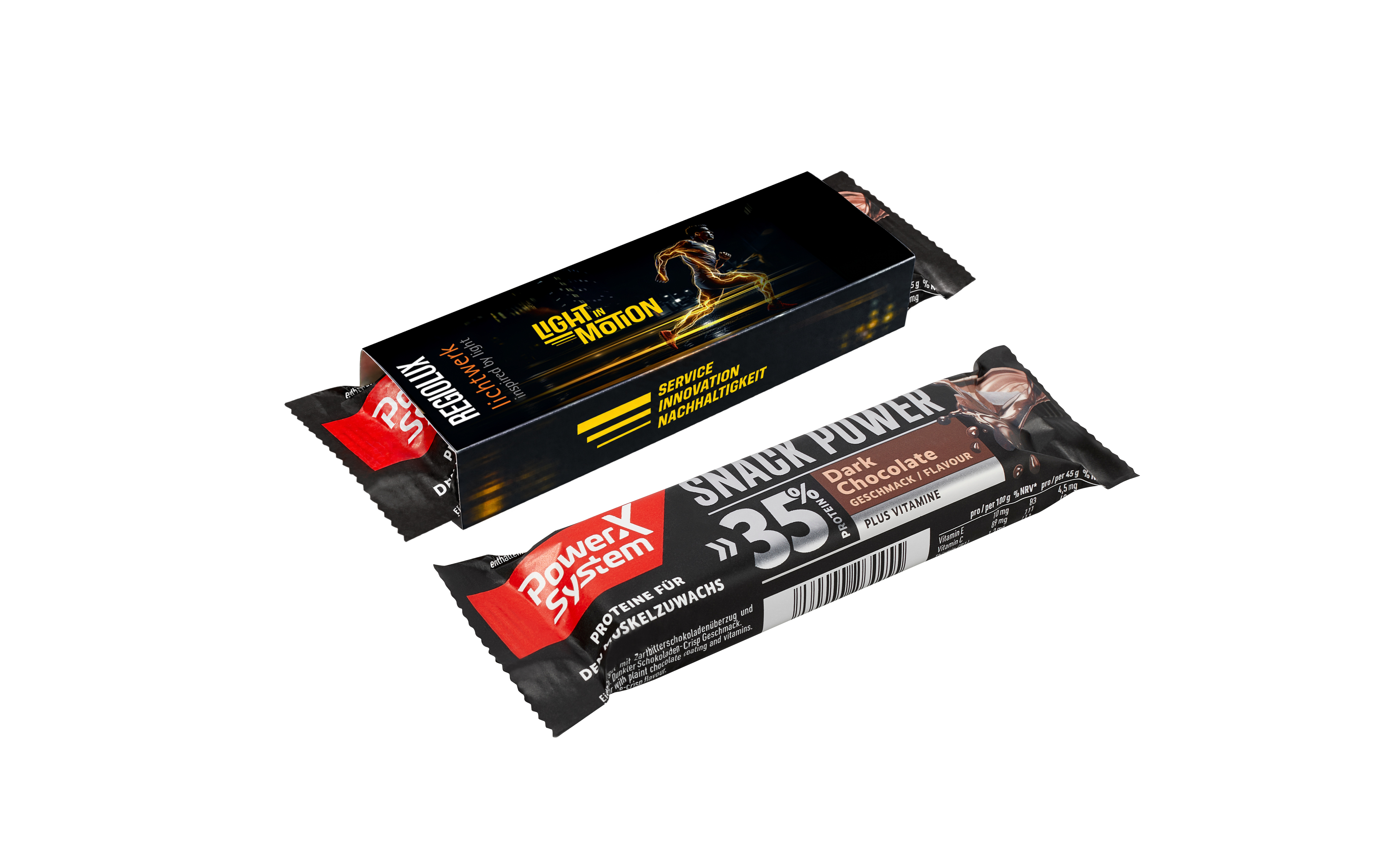 Power X System Protein Riegel im Schuber