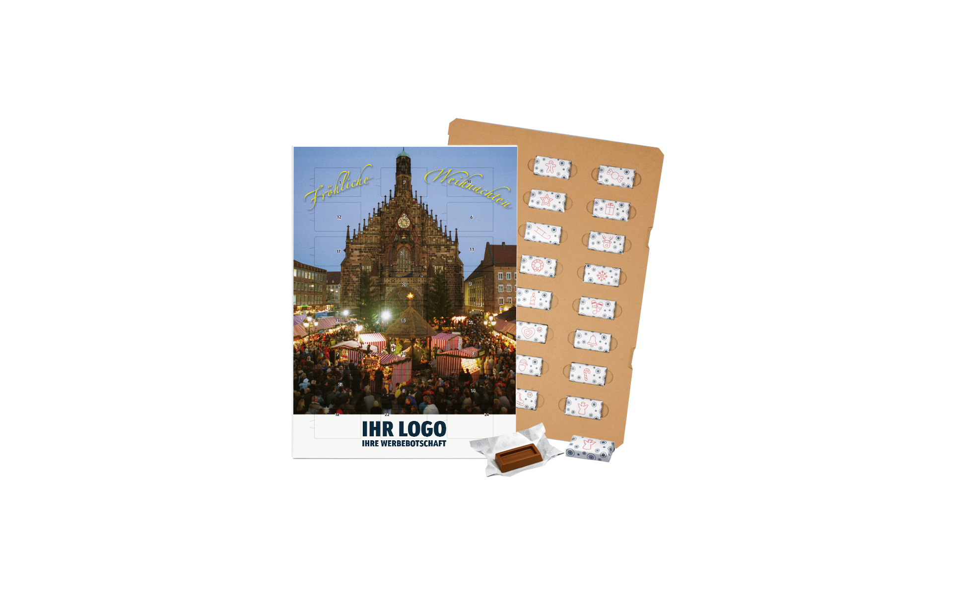 Schoko-Adventskalender Eco "Nürnberger Christkindlesmarkt"