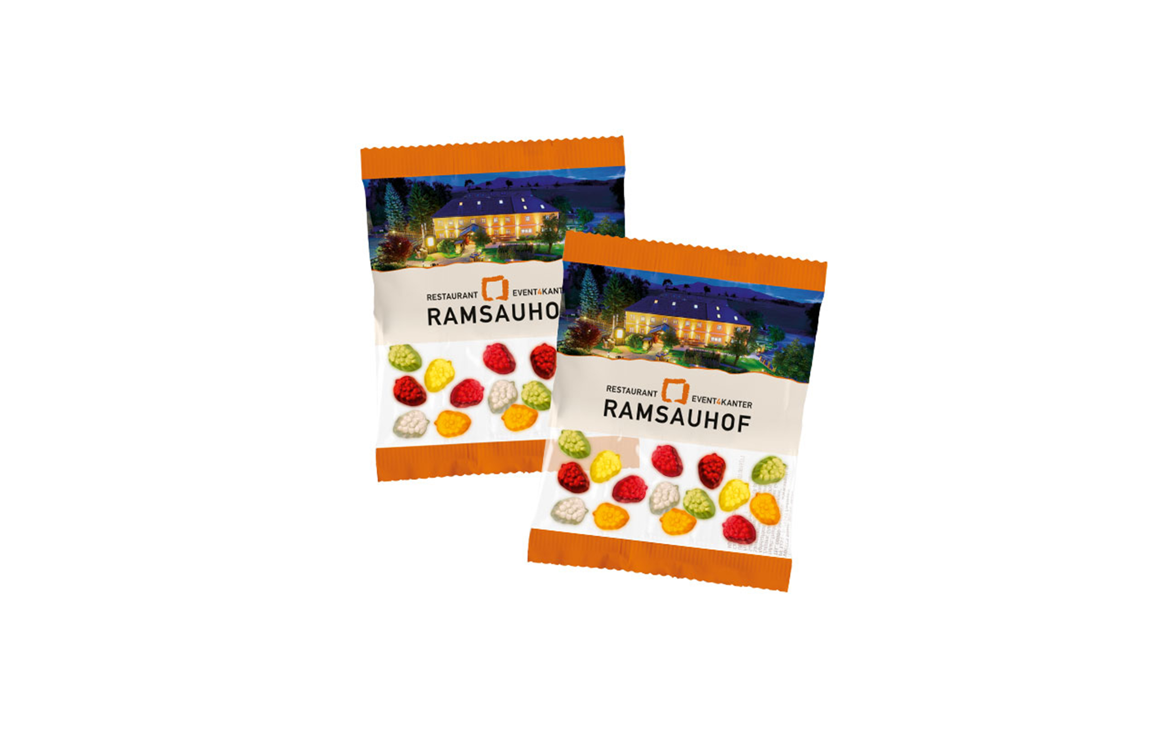Fruchtgummi-Werbetüte 50g "Weintraube"