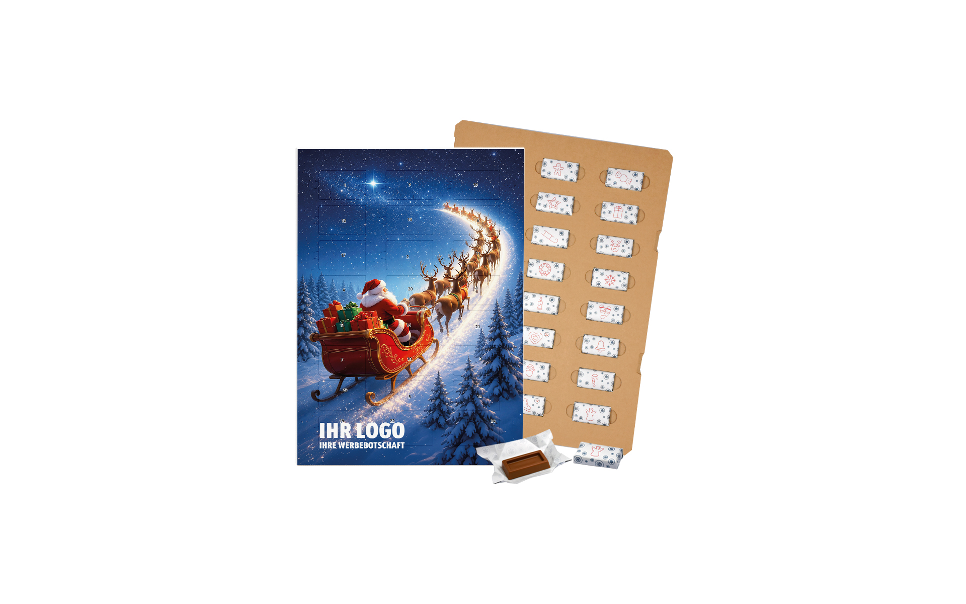 Schoko-Adventskalender Eco "Magische Schlittenreise"