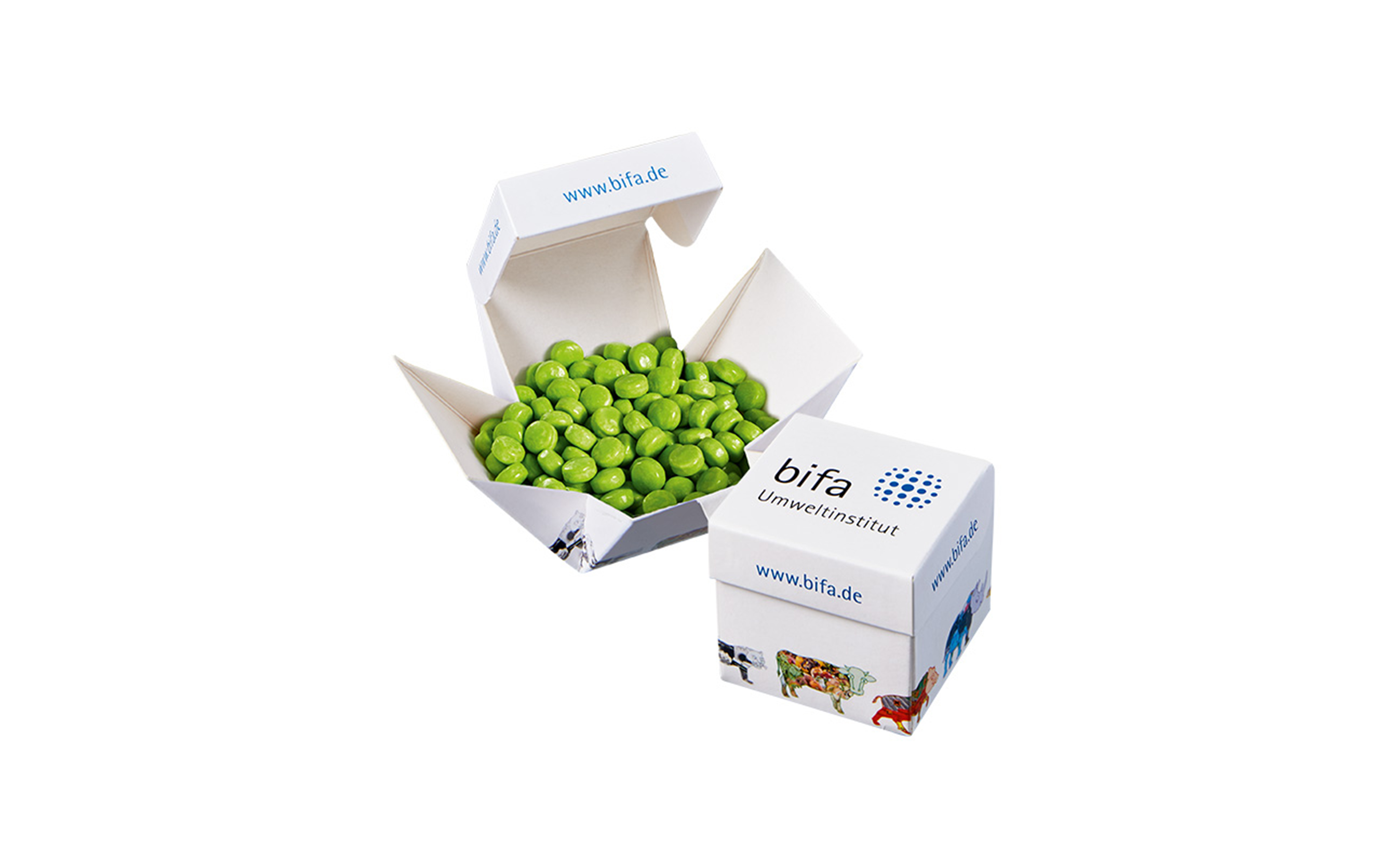 Werbe-Würfel "Apfel-Menthol"