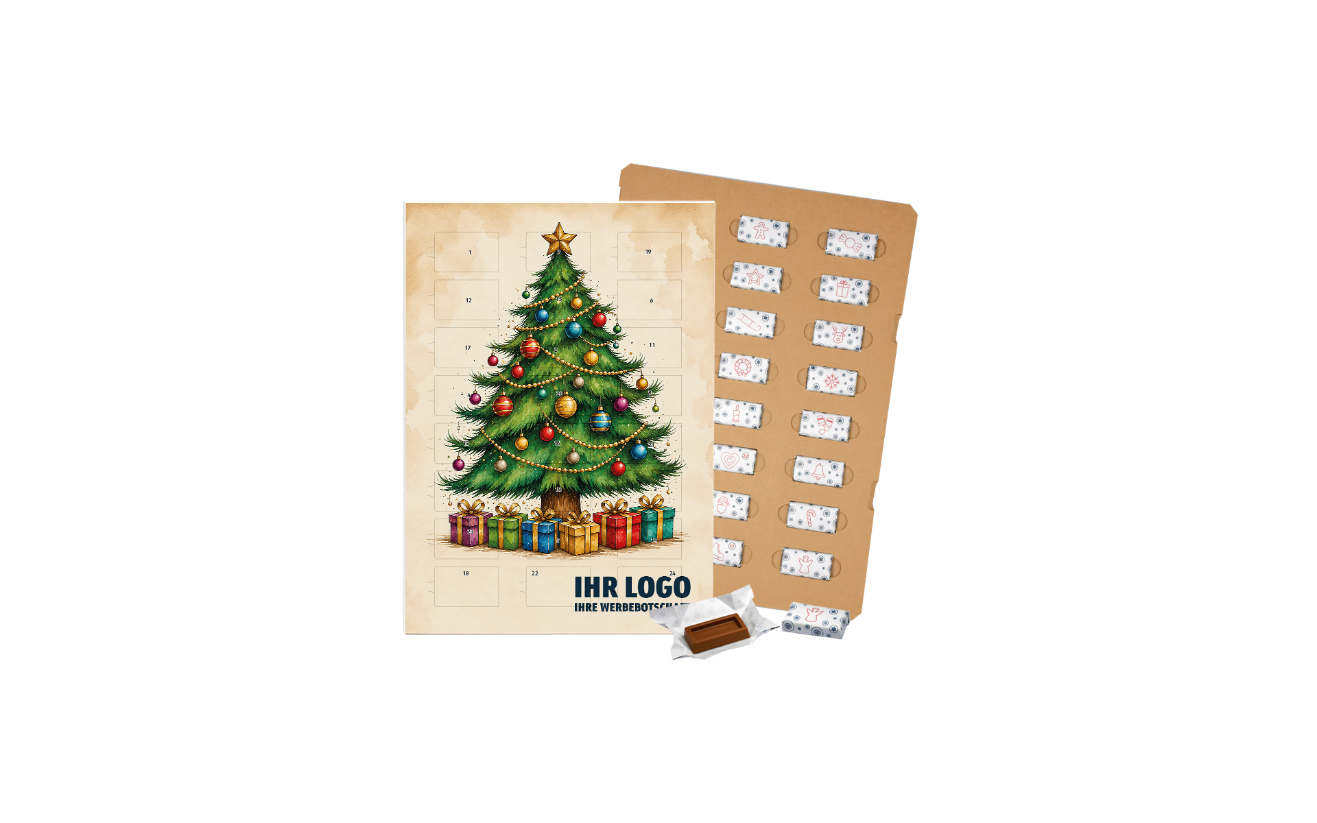 Schoko-Adventskalender Eco "Fest der Geschenke"