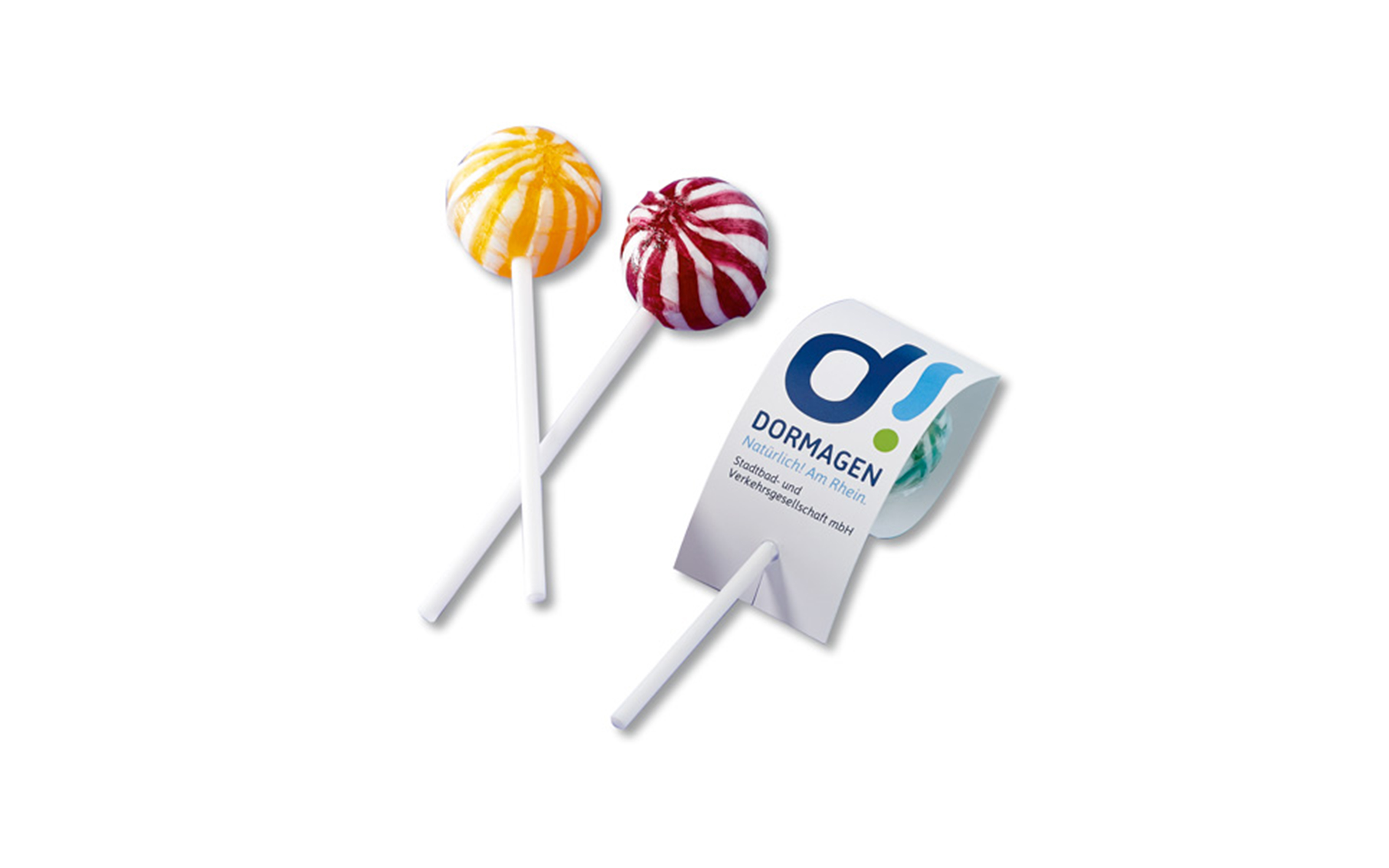 Lolli im Werbe-Display