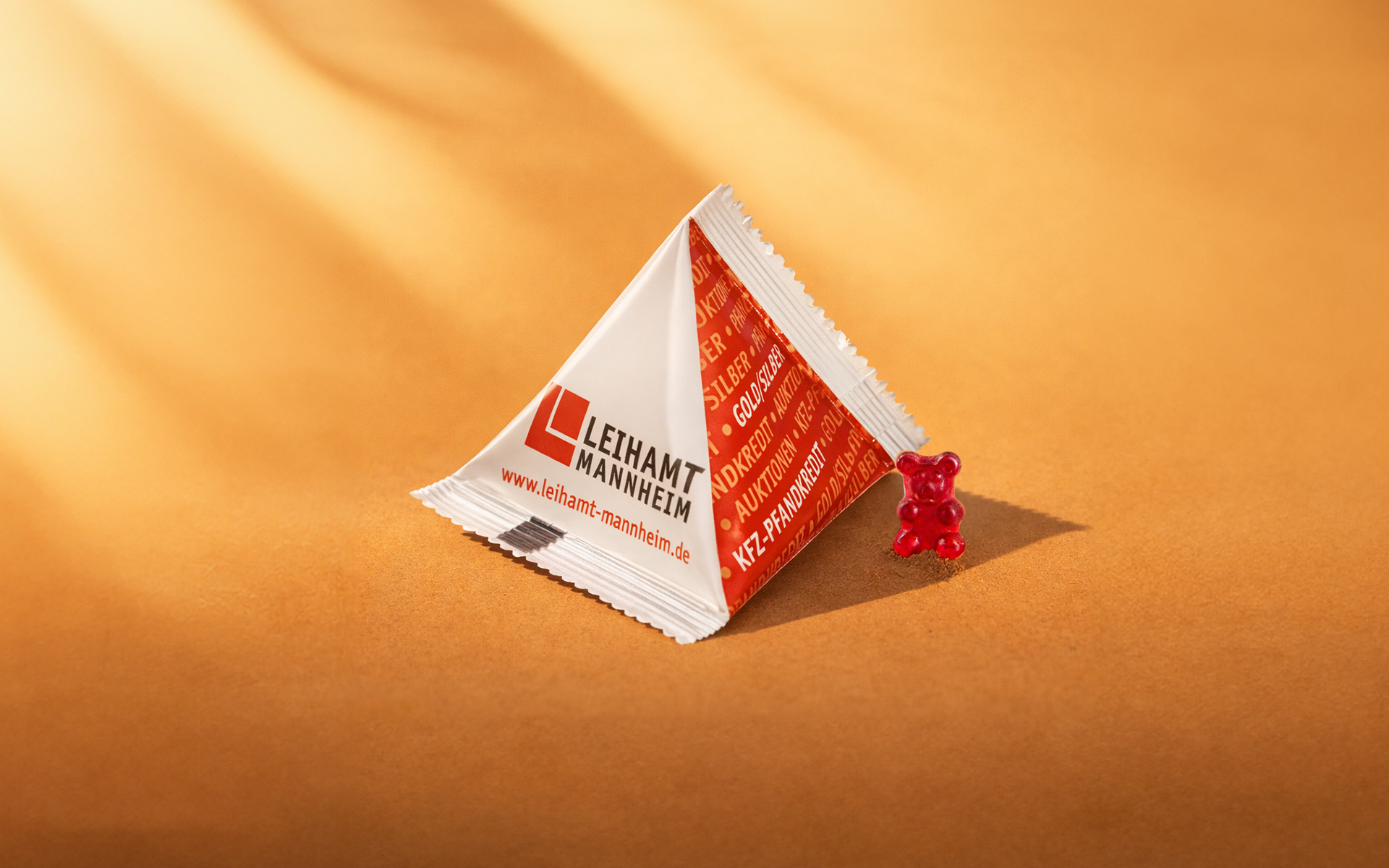 Gummibärchen-Werbe-Pyramide 12g