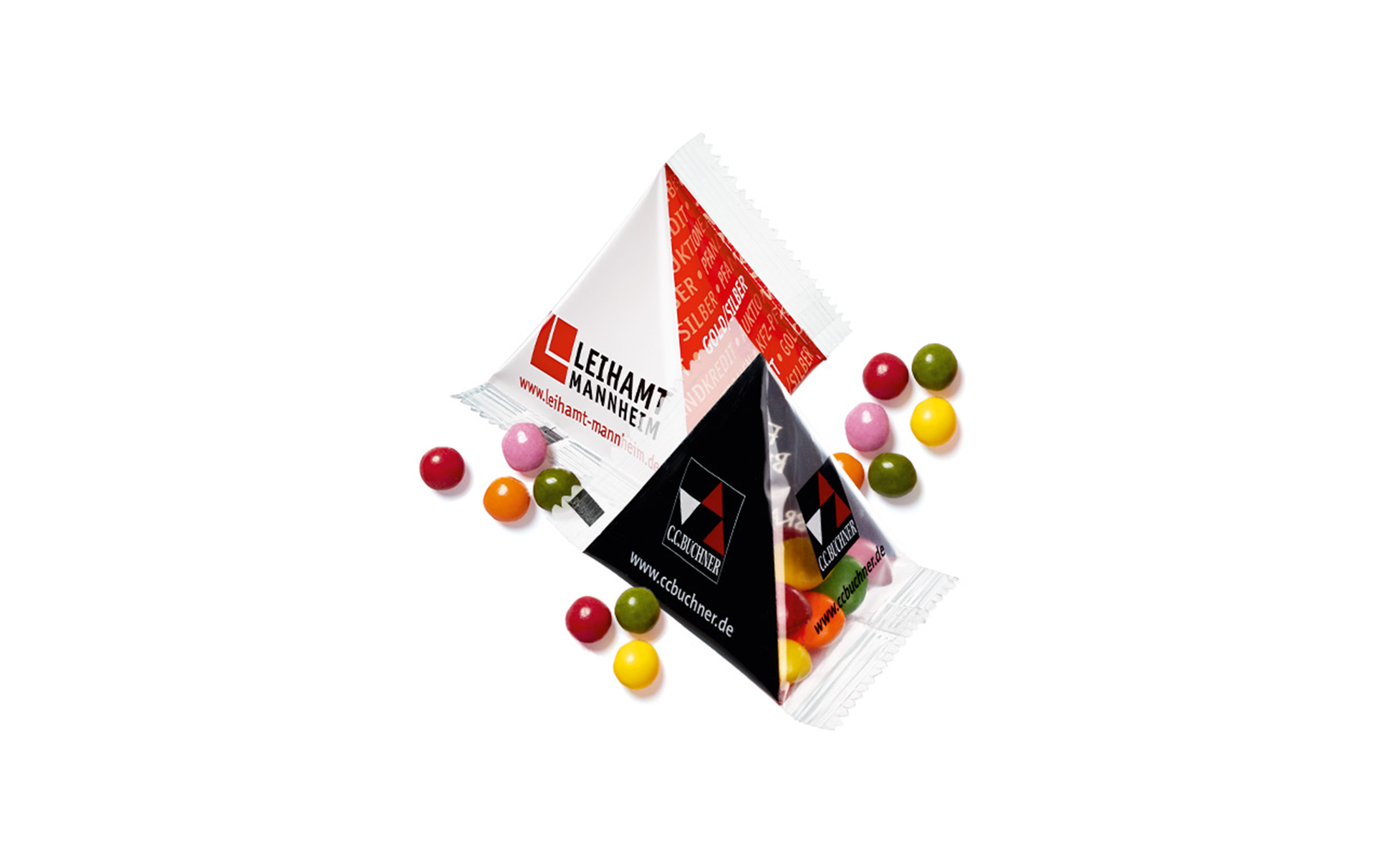 Kaubonbon "süß" Werbe-Pyramide 12g