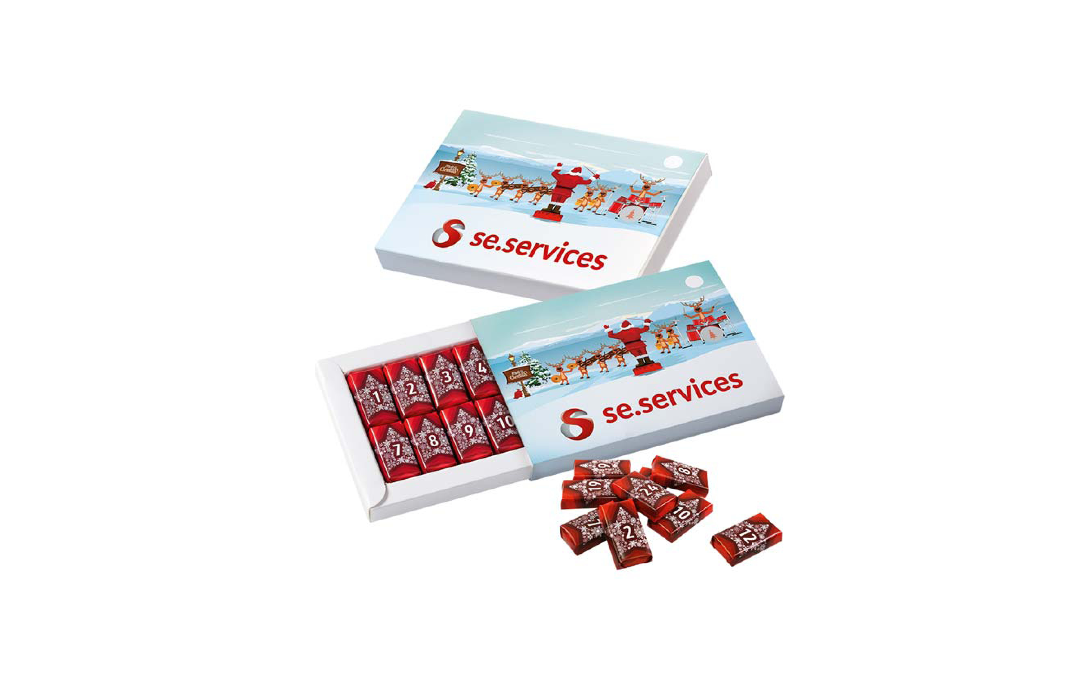 Schoko-Naps-Schuber-Adventskalender "Christmas Song"