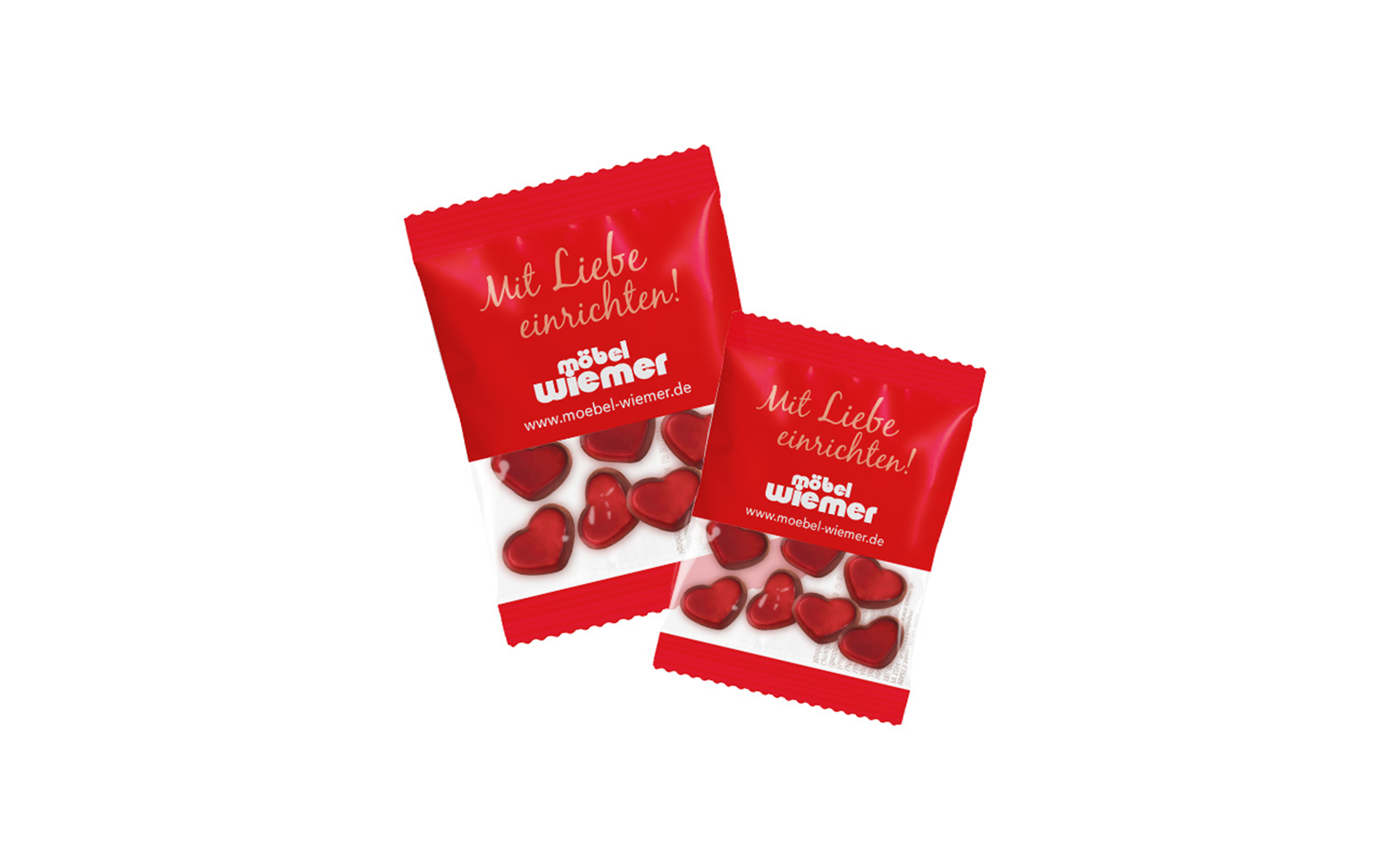 Fruchtgummi-Werbetüte 10g "Herz"