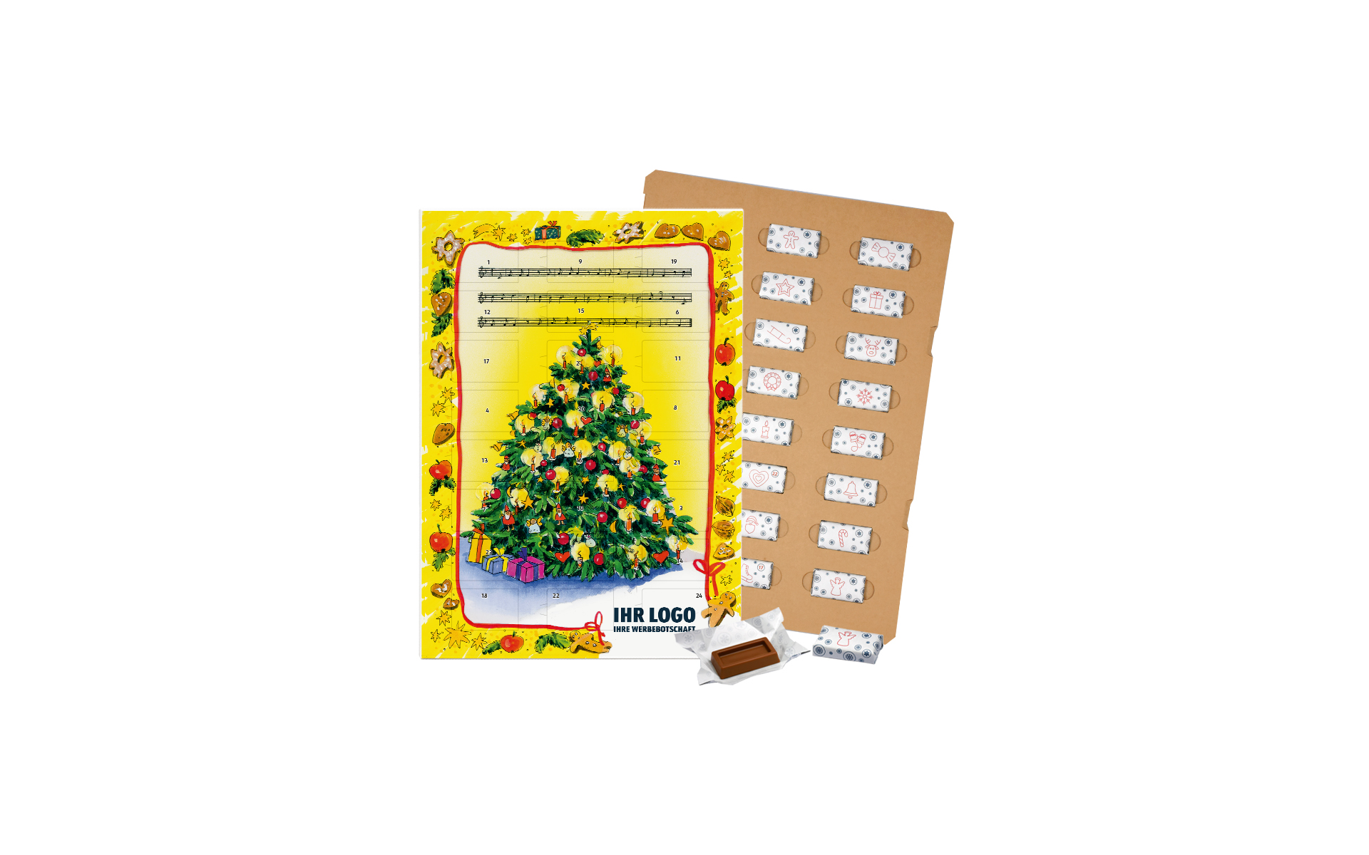 Schoko-Adventskalender Eco "O-Tannenbaum"
