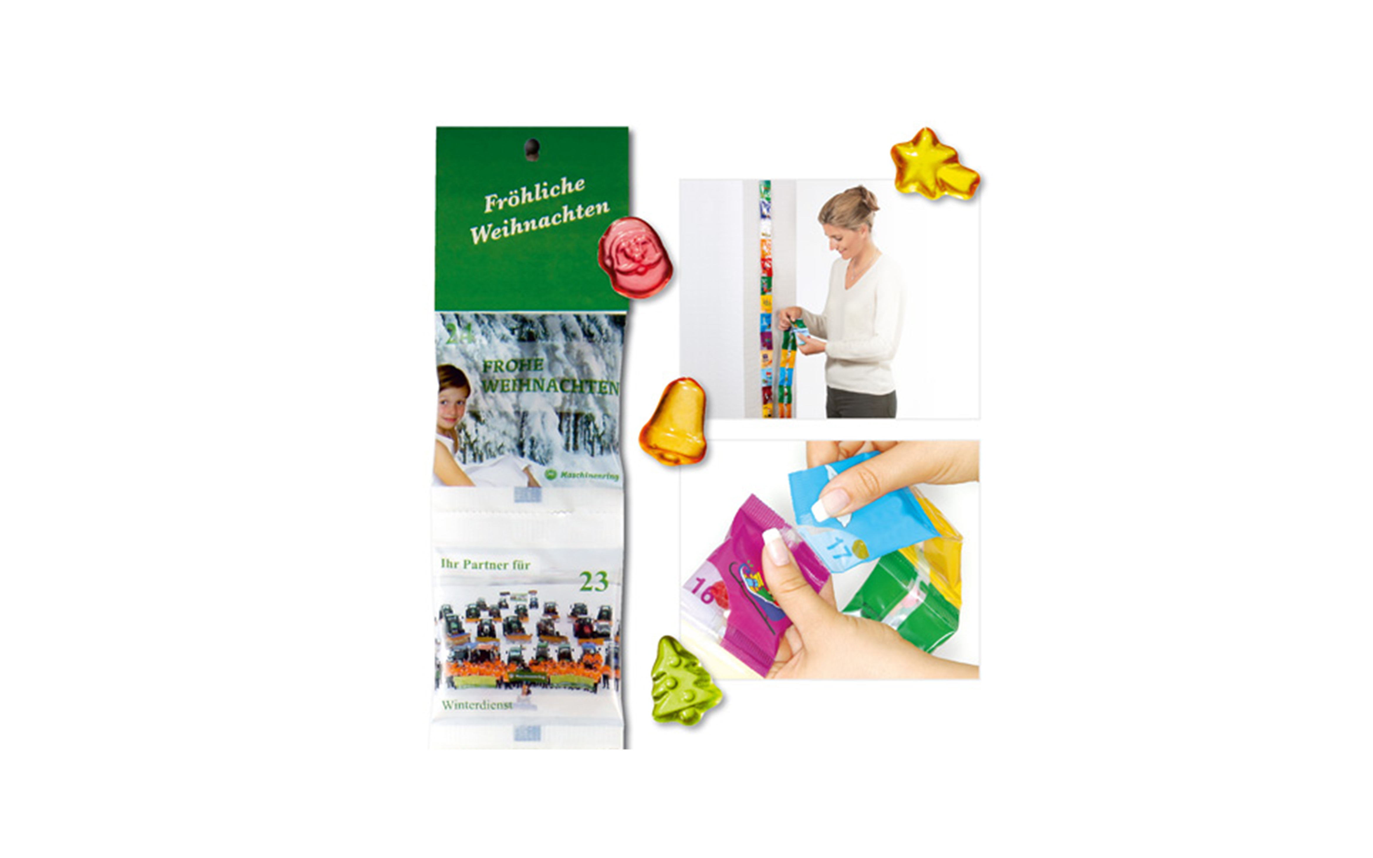 Fruchtgummi-Ketten-Adventskalender